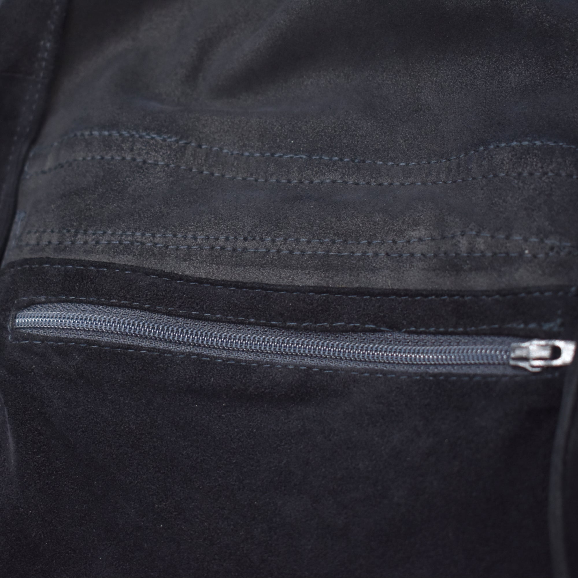 Navy Jacket made of Suede (EU 52)