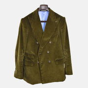 Dark Olive Cordurouy Suit made of Cotton ( EU 50)