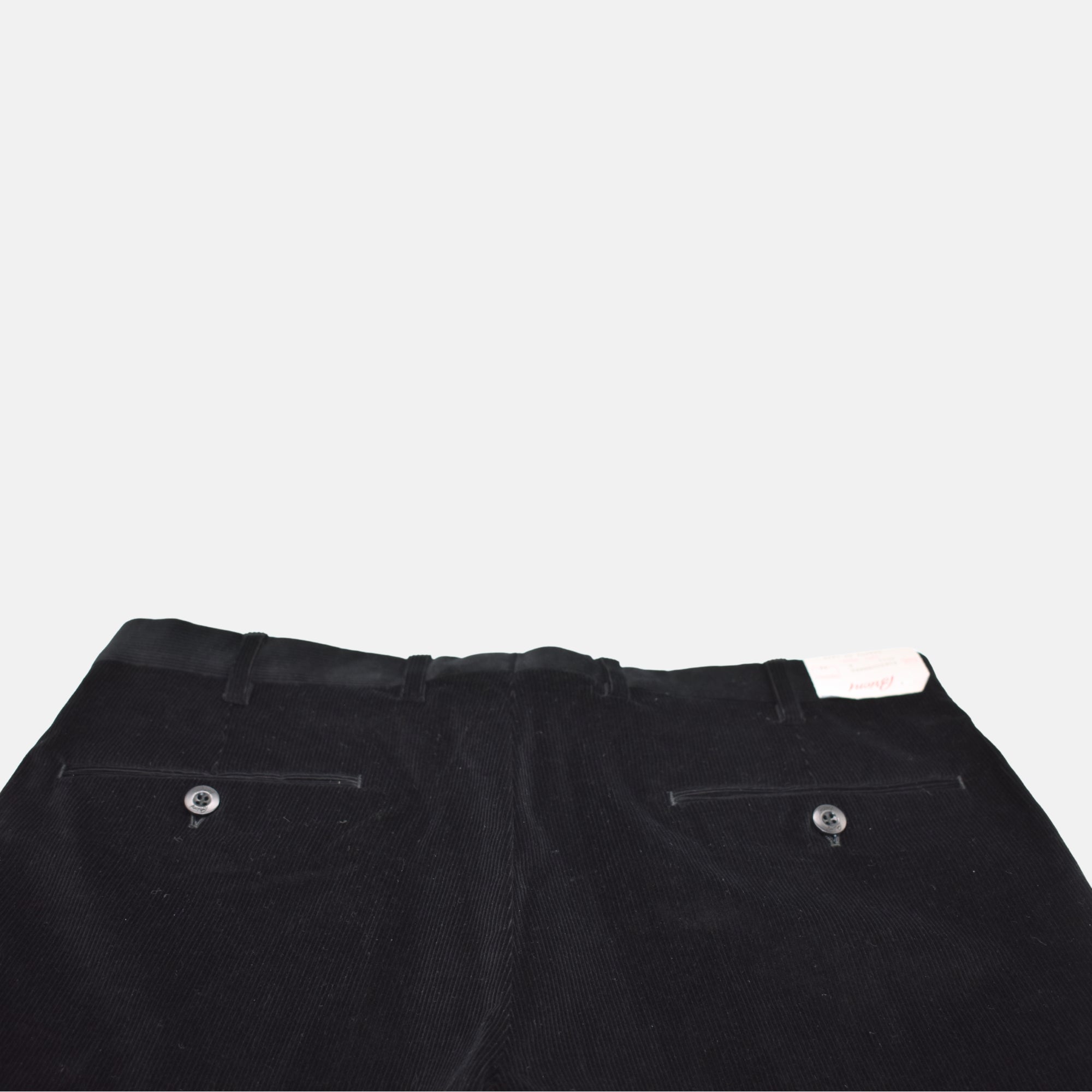 Black Corduroy Trousers made of Cotton (EU 48)