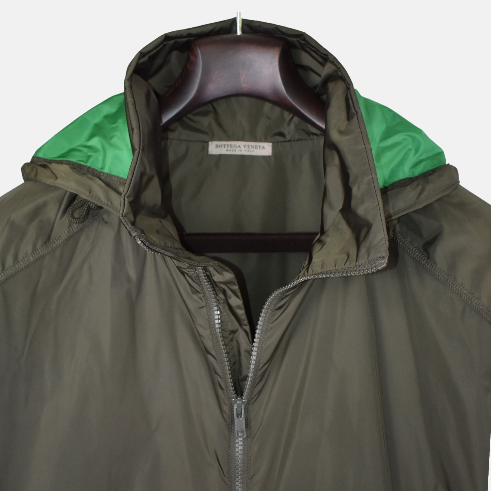 Khaki Rain Coat made of Polyamide (EU 46)