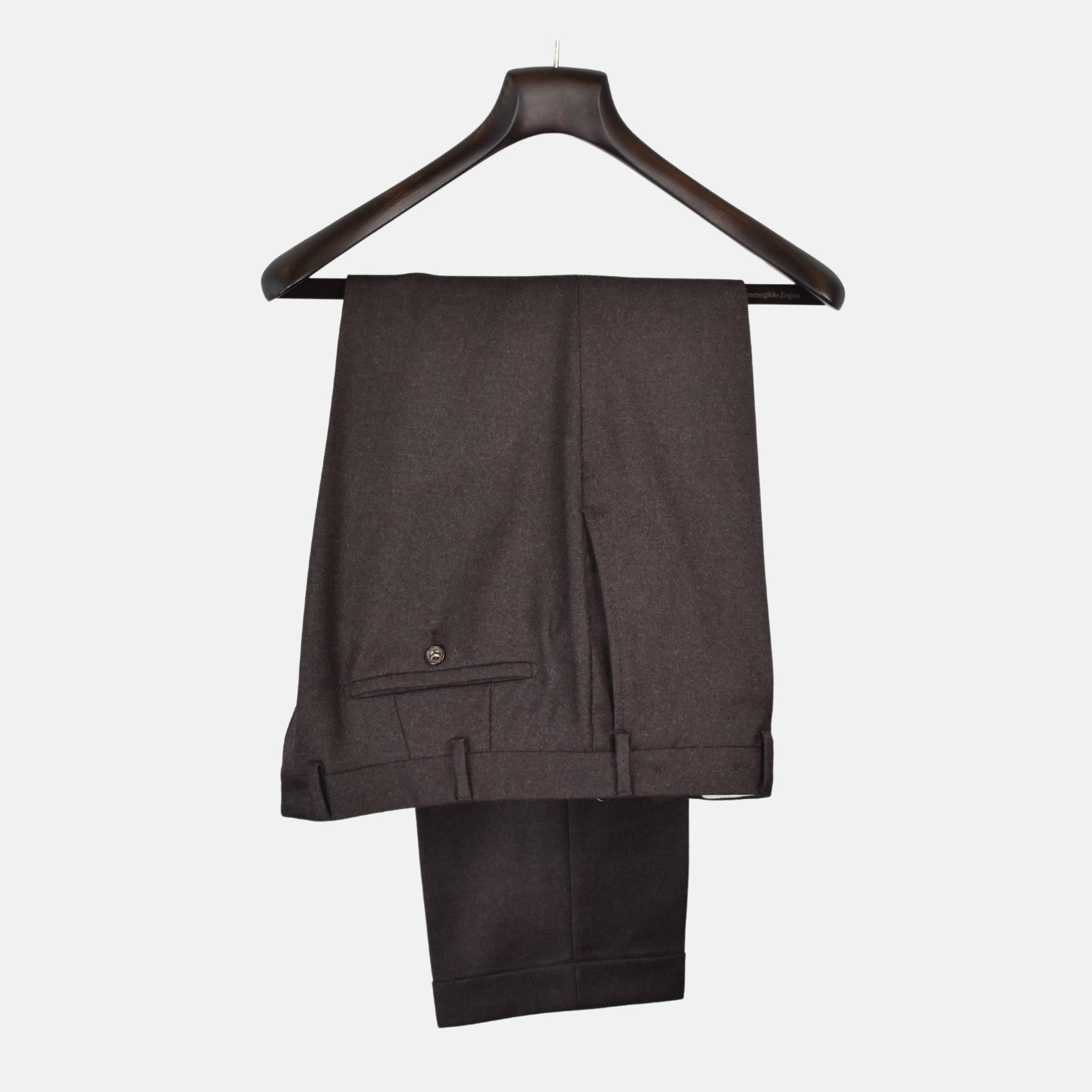 Brown Trousers made of Wool (EU 56)