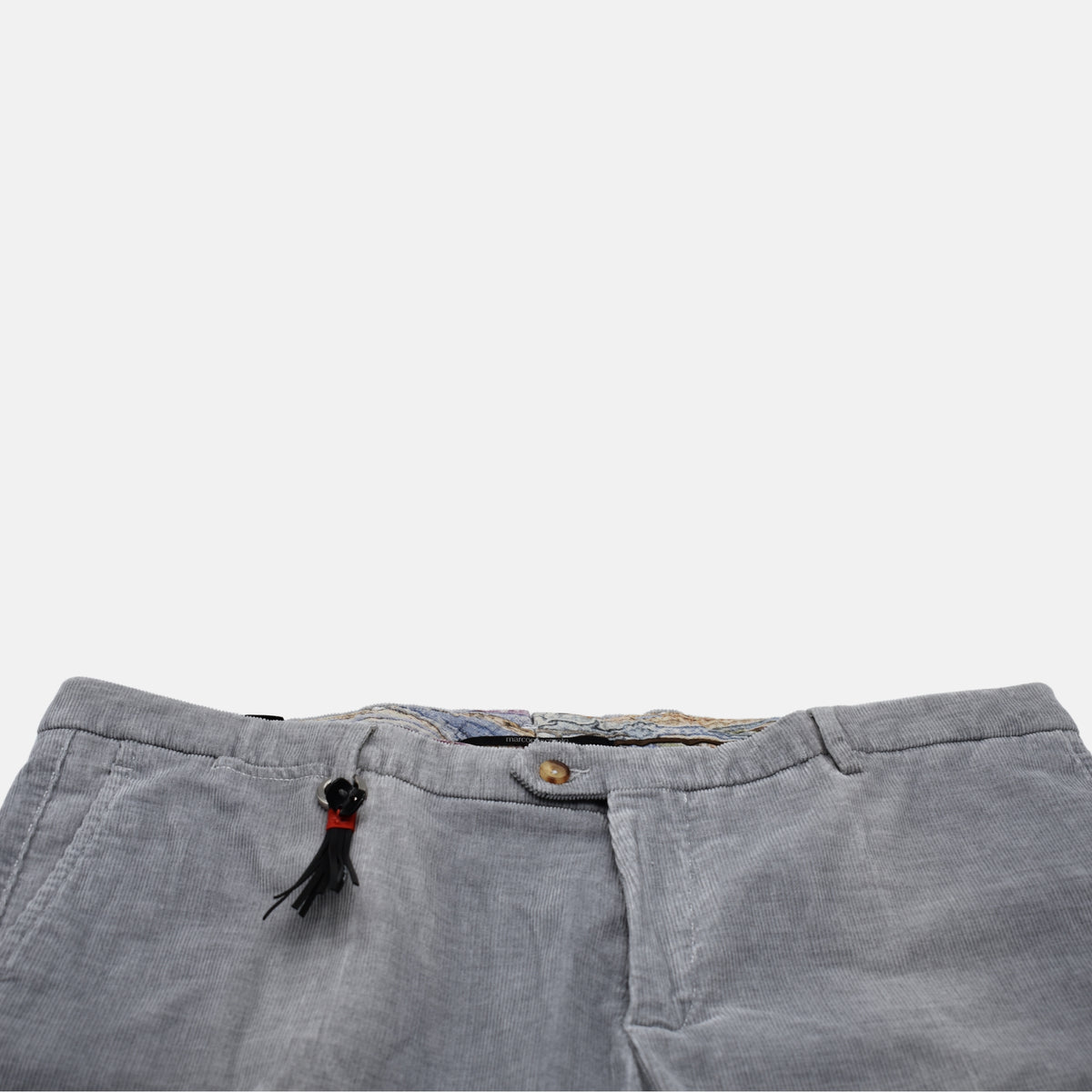 Light Gray Corduroy Trousers made of Cotton (EU 54)