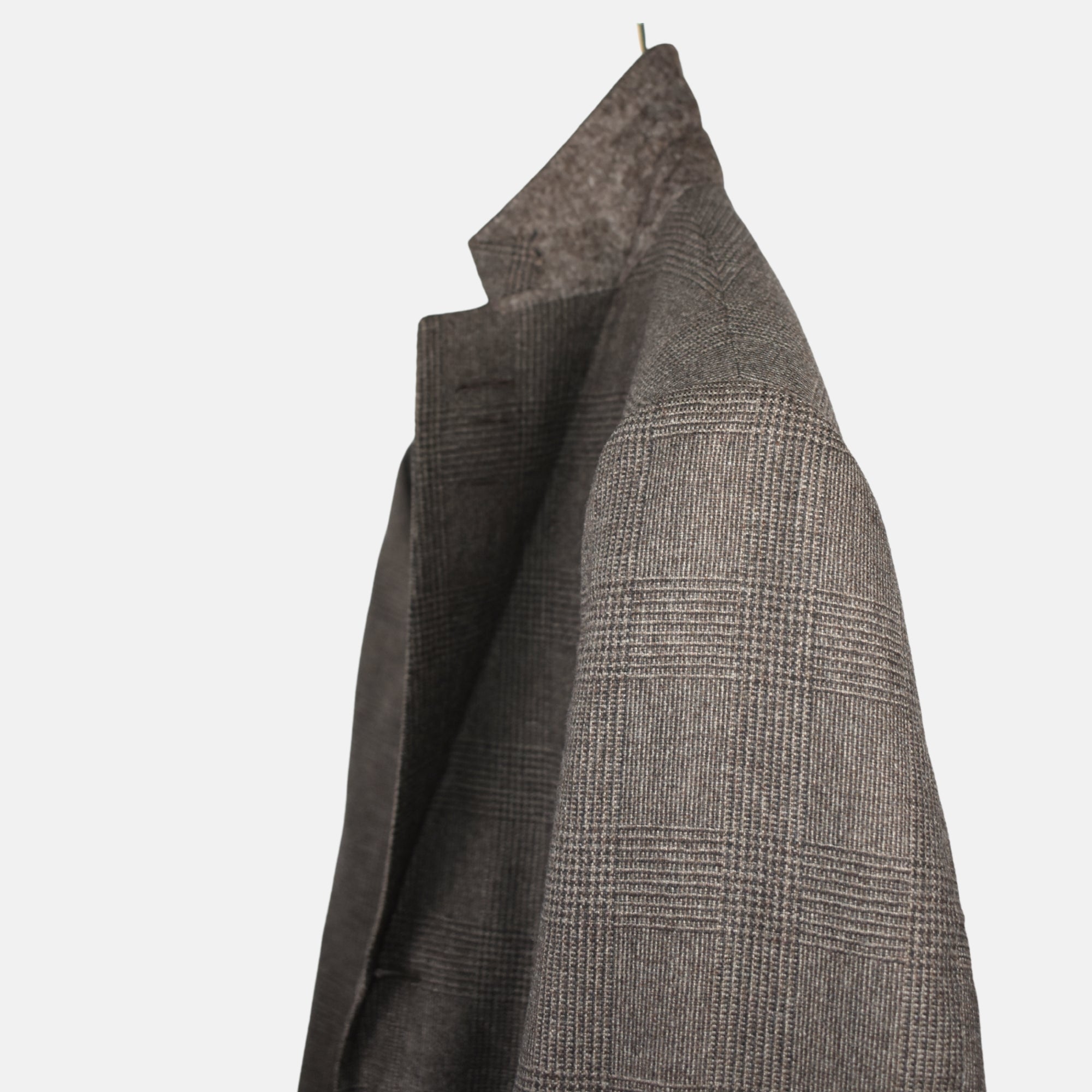 Brown Checked Suit made of Wool/Mohair/Cashmere (EU 54)