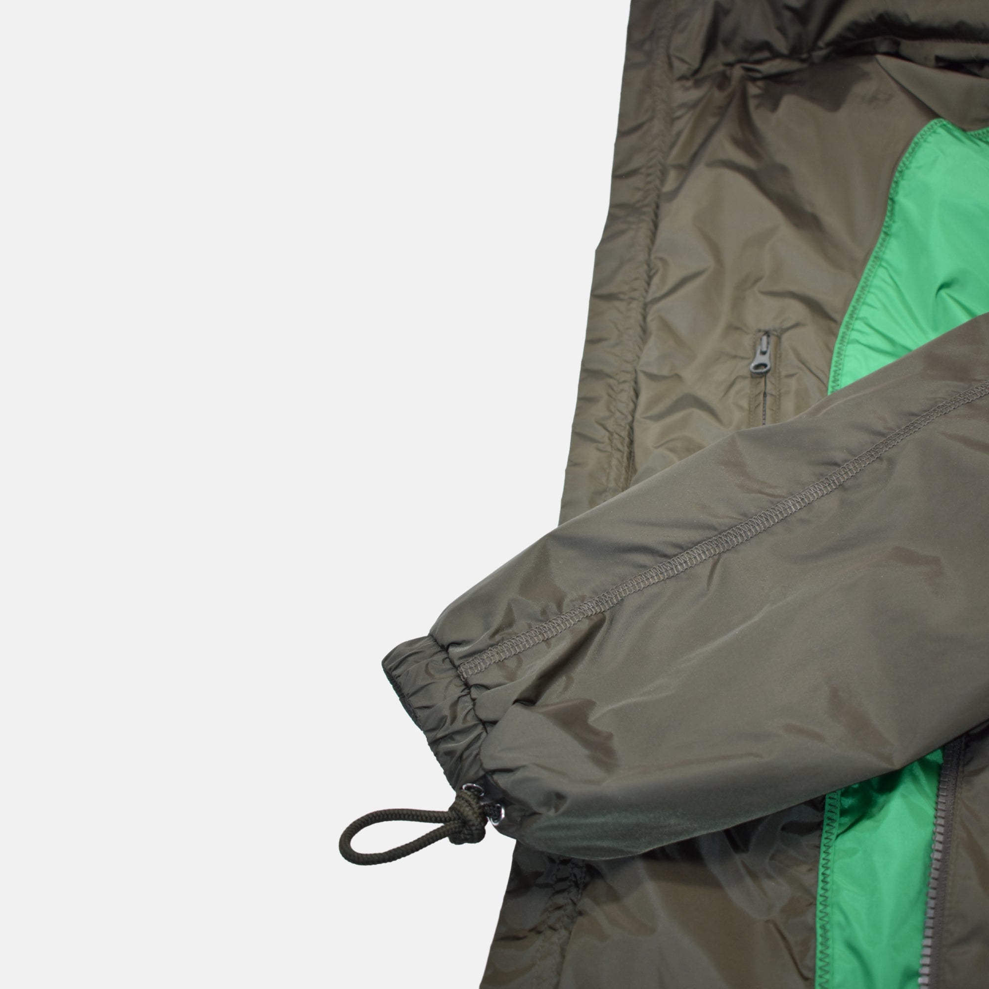 Khaki Rain Coat made of Polyamide (EU 46)