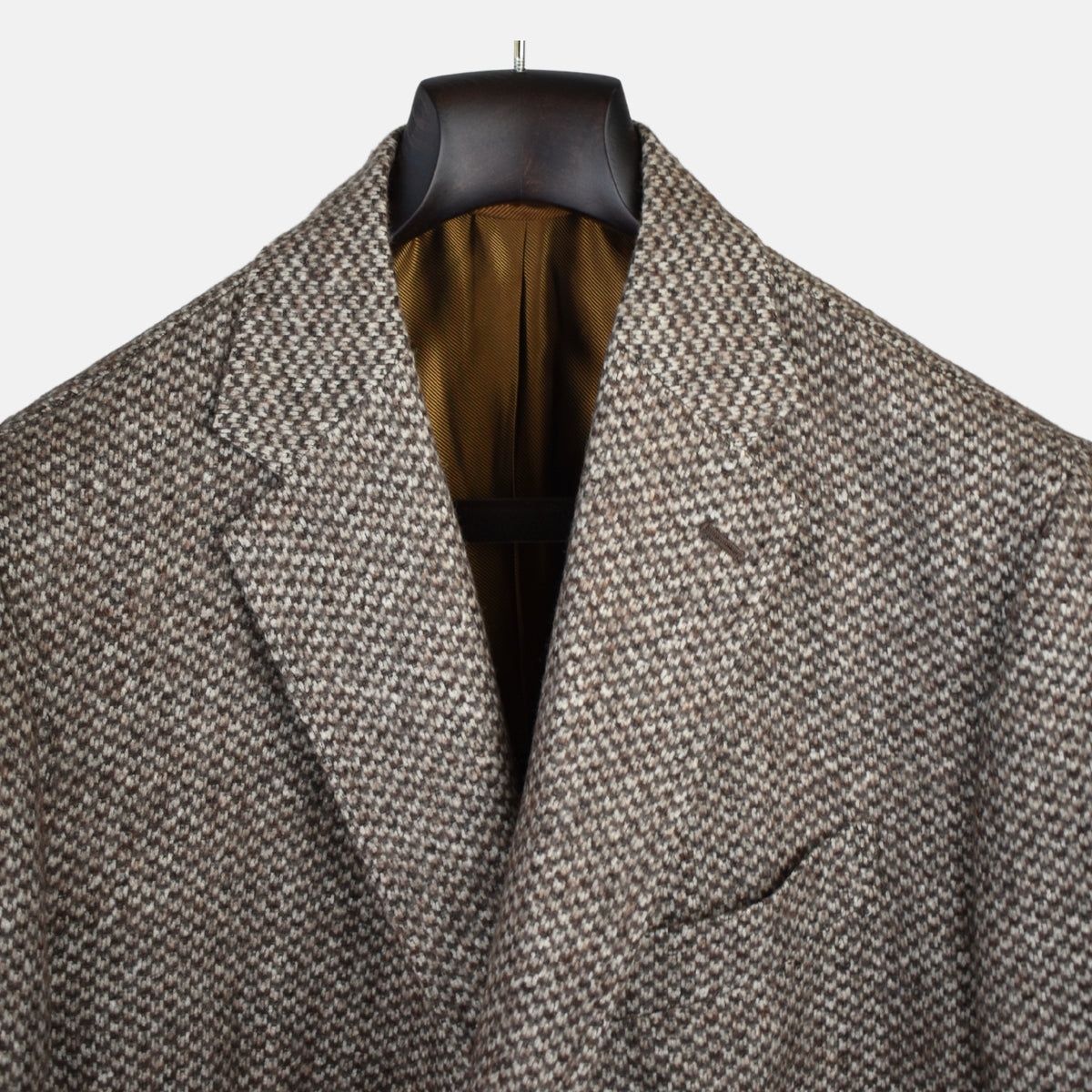 Brown/Creme Blazer made of Wool/Baby Alpaca/Polyamide (EU 54)
