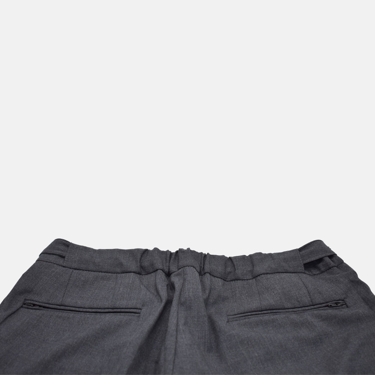 Gray Trousers made of Wool/Polyamide/Elastane (EU 48 / 54 / 56)