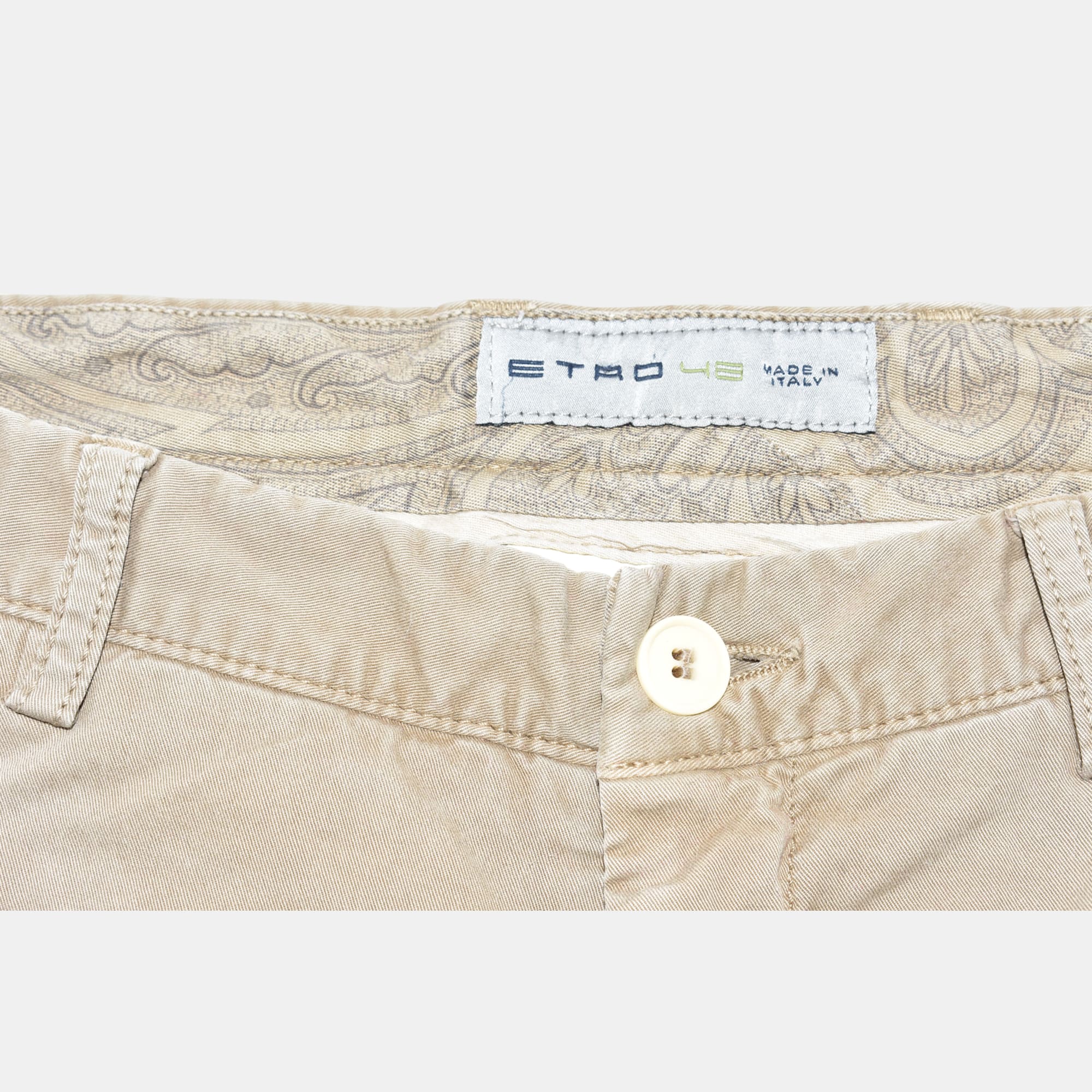 Beige Pants made of Cotton (EU 48)