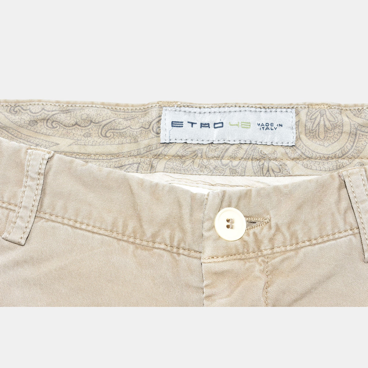 Beige Pants made of Cotton (EU 48)