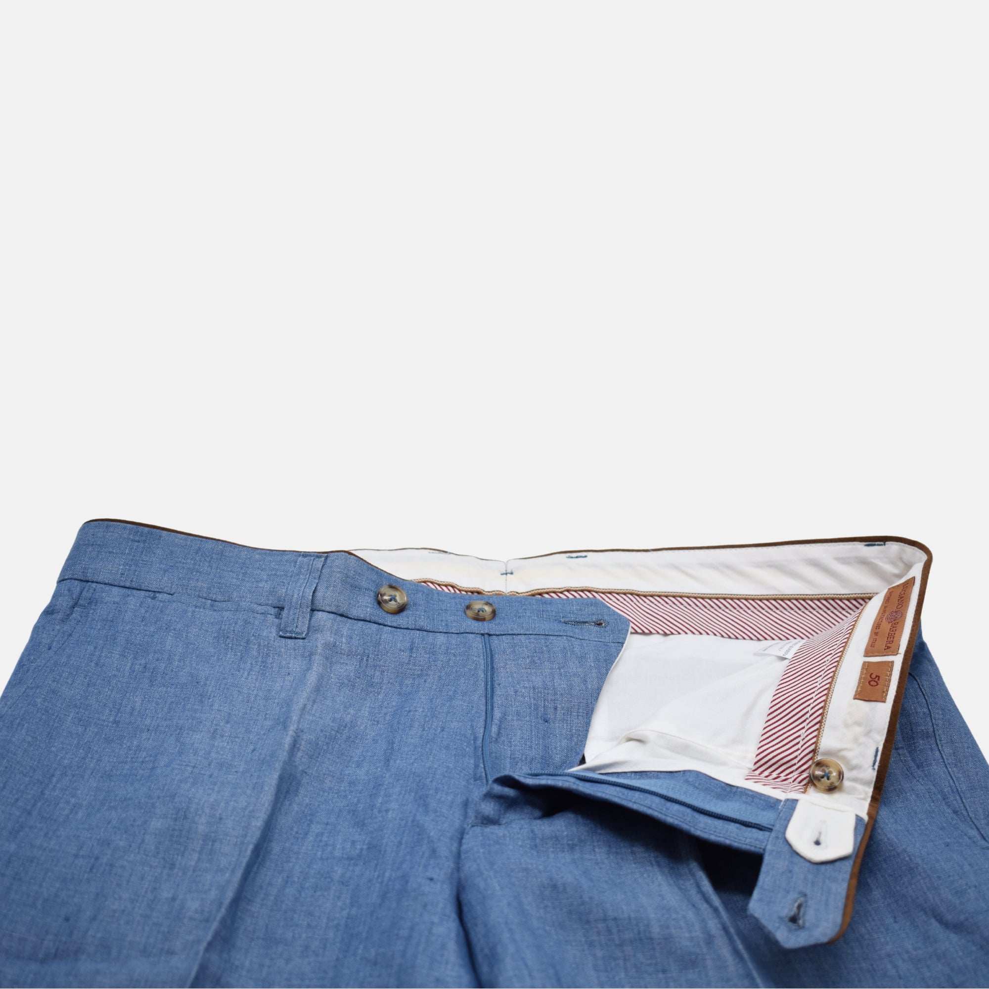 Blue Trousers made of Linen (EU 50)