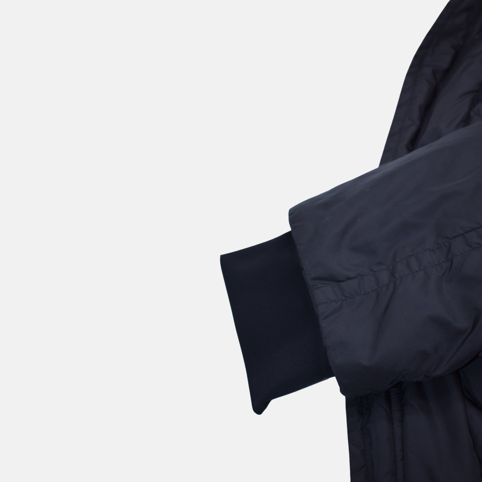 Navy Hooded Jacket made of Polyamide (EU 50)