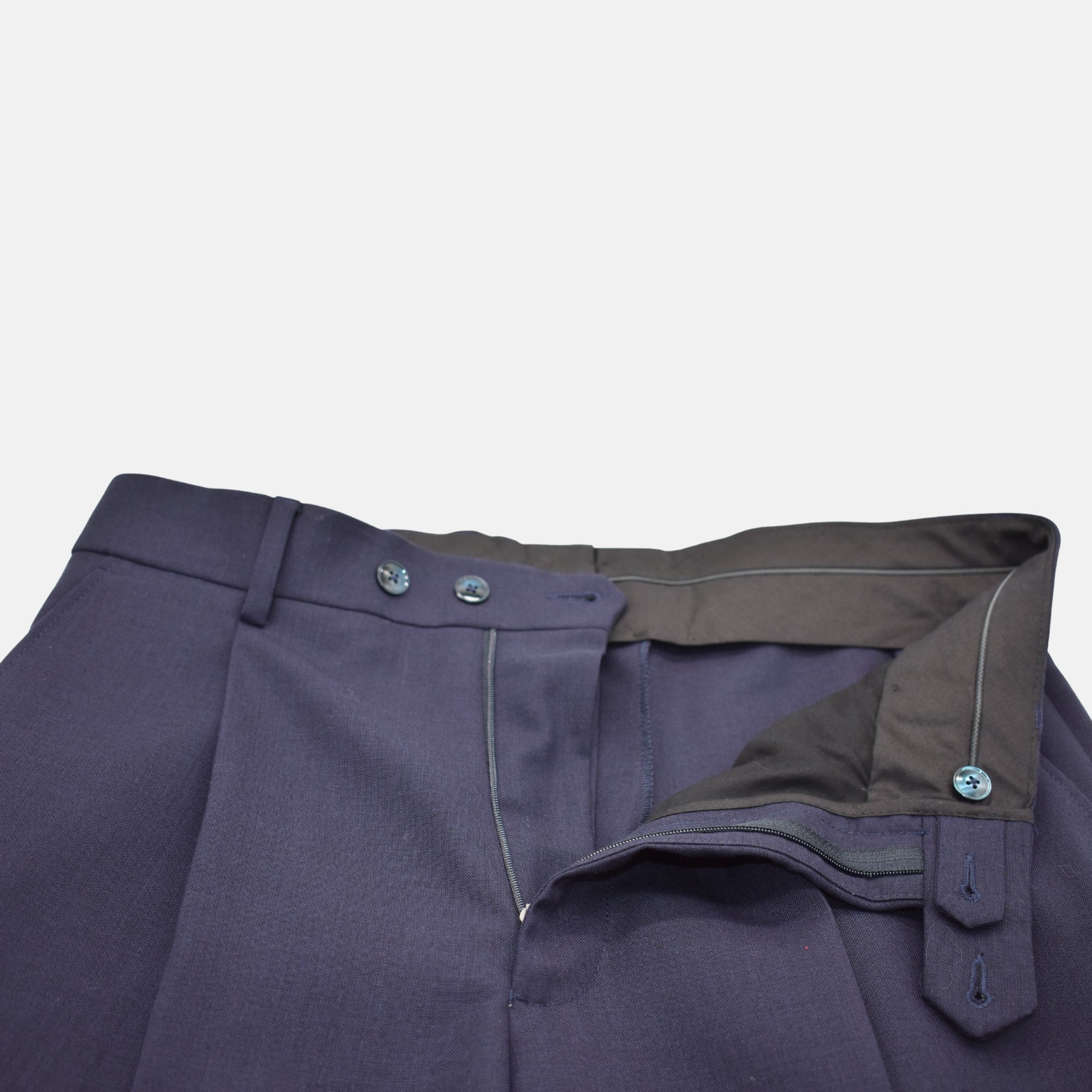 Blue Trousers made of Wool (EU 48)