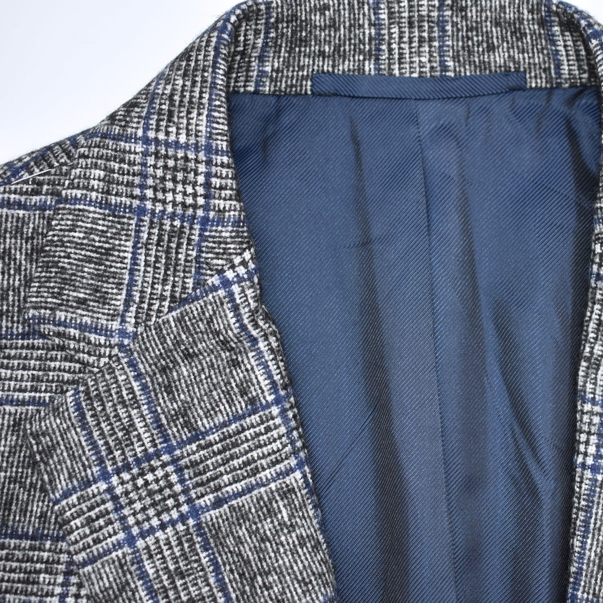 Multicoloured Checkered Suit made of Wool/Baby Alpaka (EU 54)