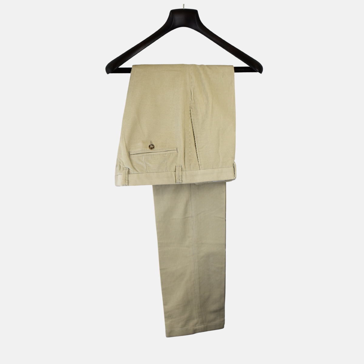 Beige Corduroy Trousers made of CottonCashmere (EU 50)
