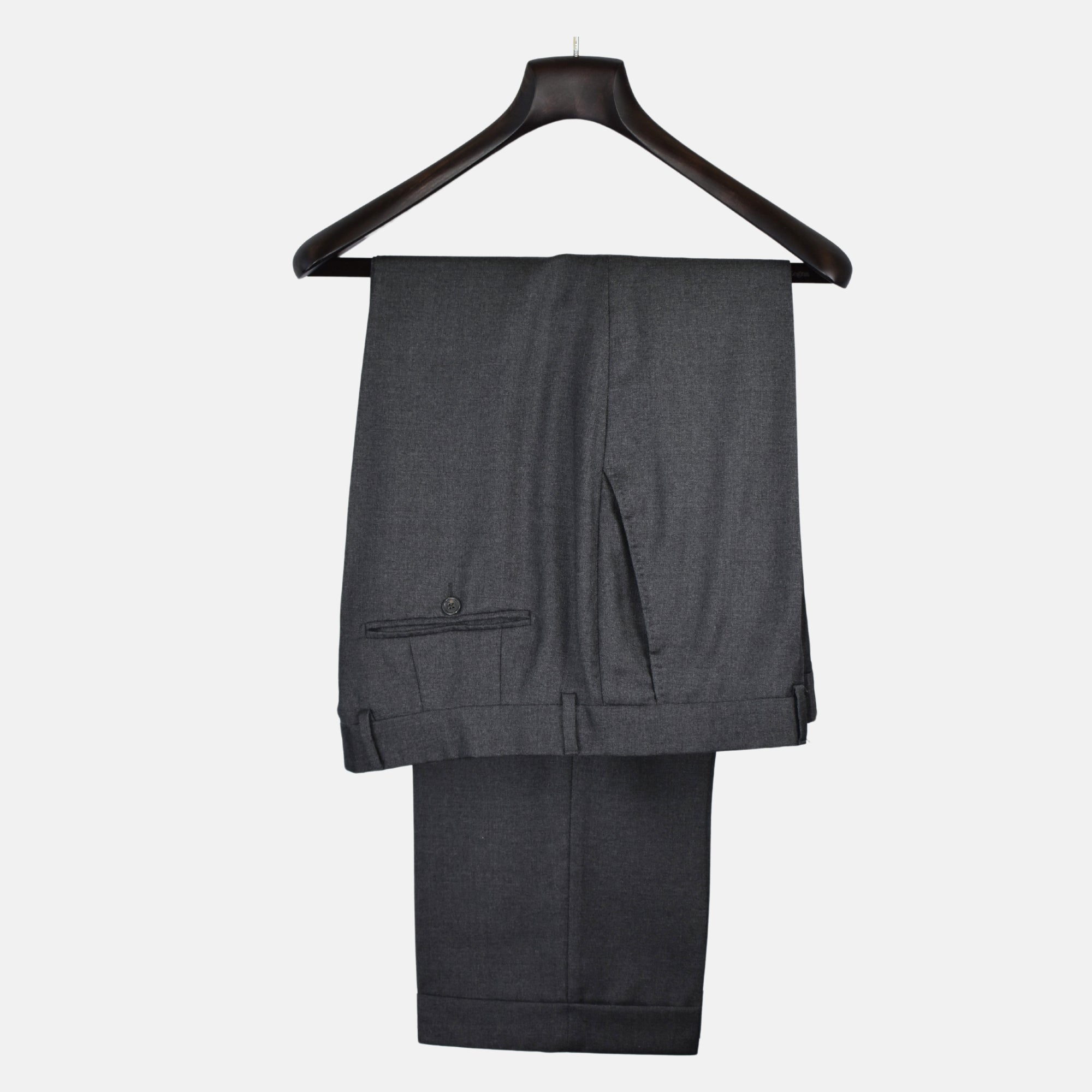 Gray Trousers made of Wool (EU 54)