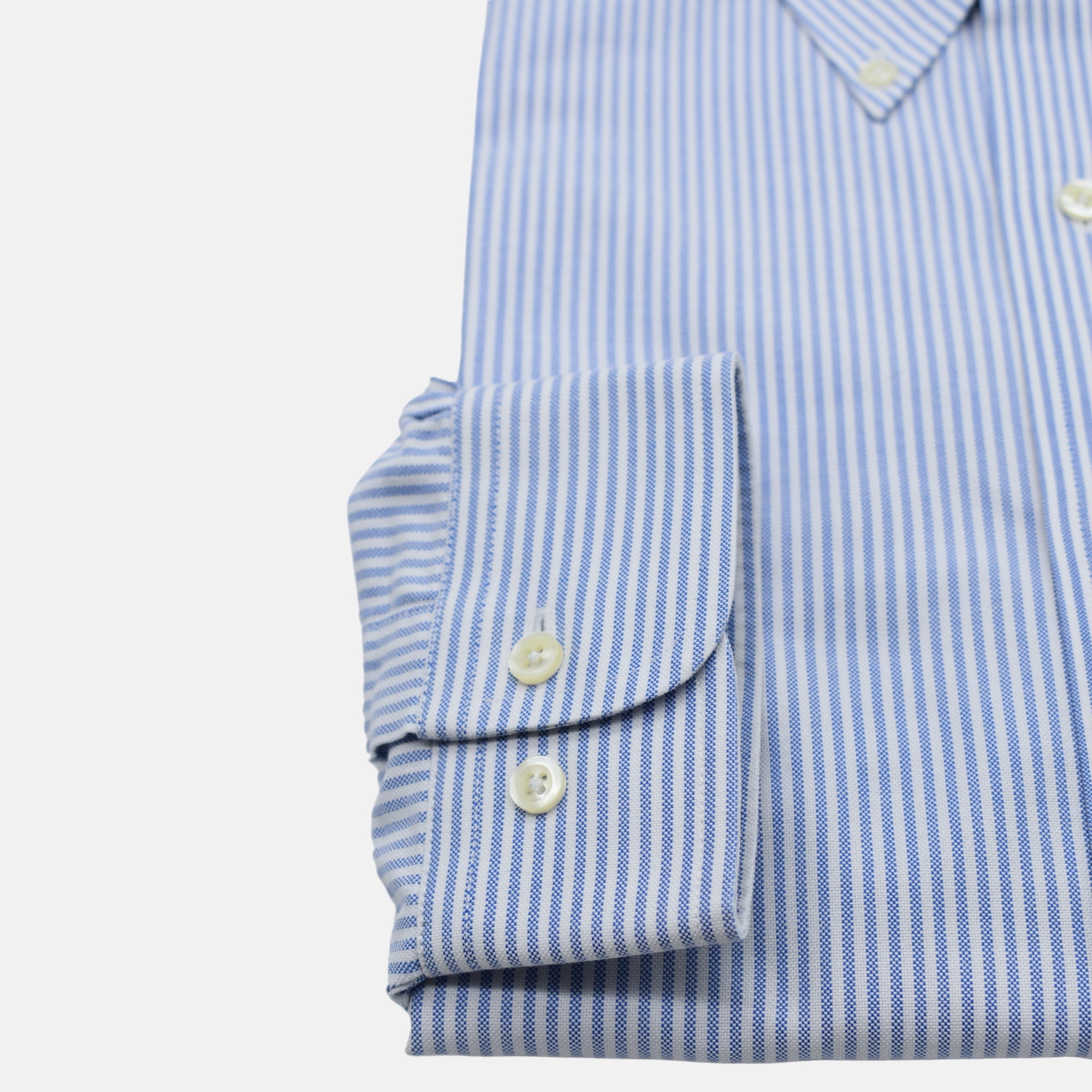 Blue/White Striped Shirt made of Cotton (EU 45)