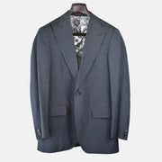 Multicoloured Striped Suit made of Cotton (EU 48)
