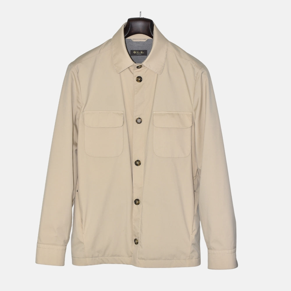 Beiges Windmate Overshirt aus Polyamid (S)