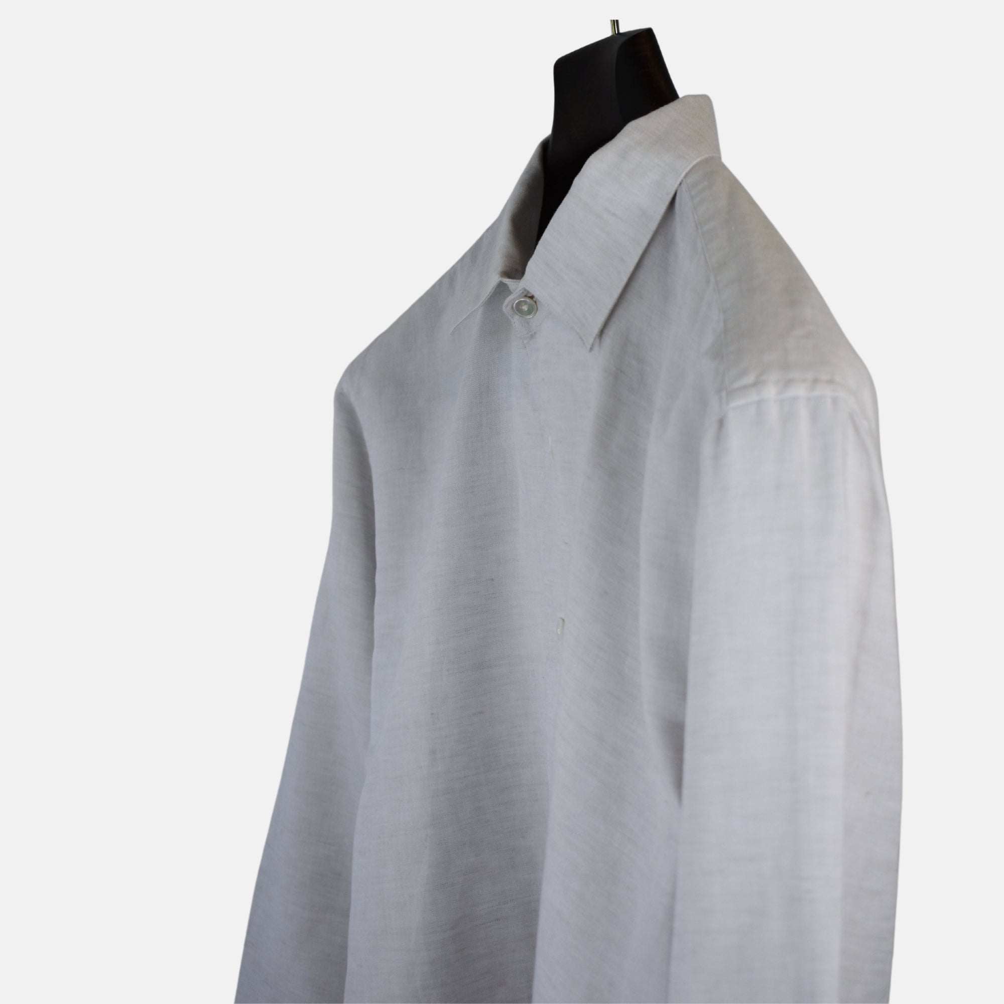 Ecru Shirt made of Cotton/Linen (EU 43)