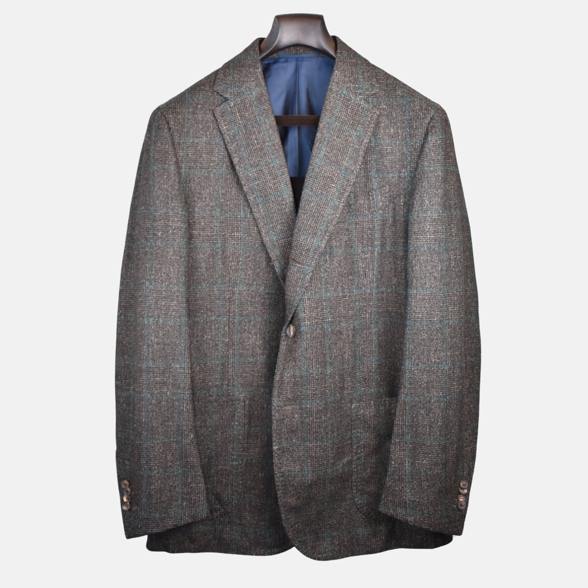 Multicoloured Checked Suit made of Wool (EU 54)