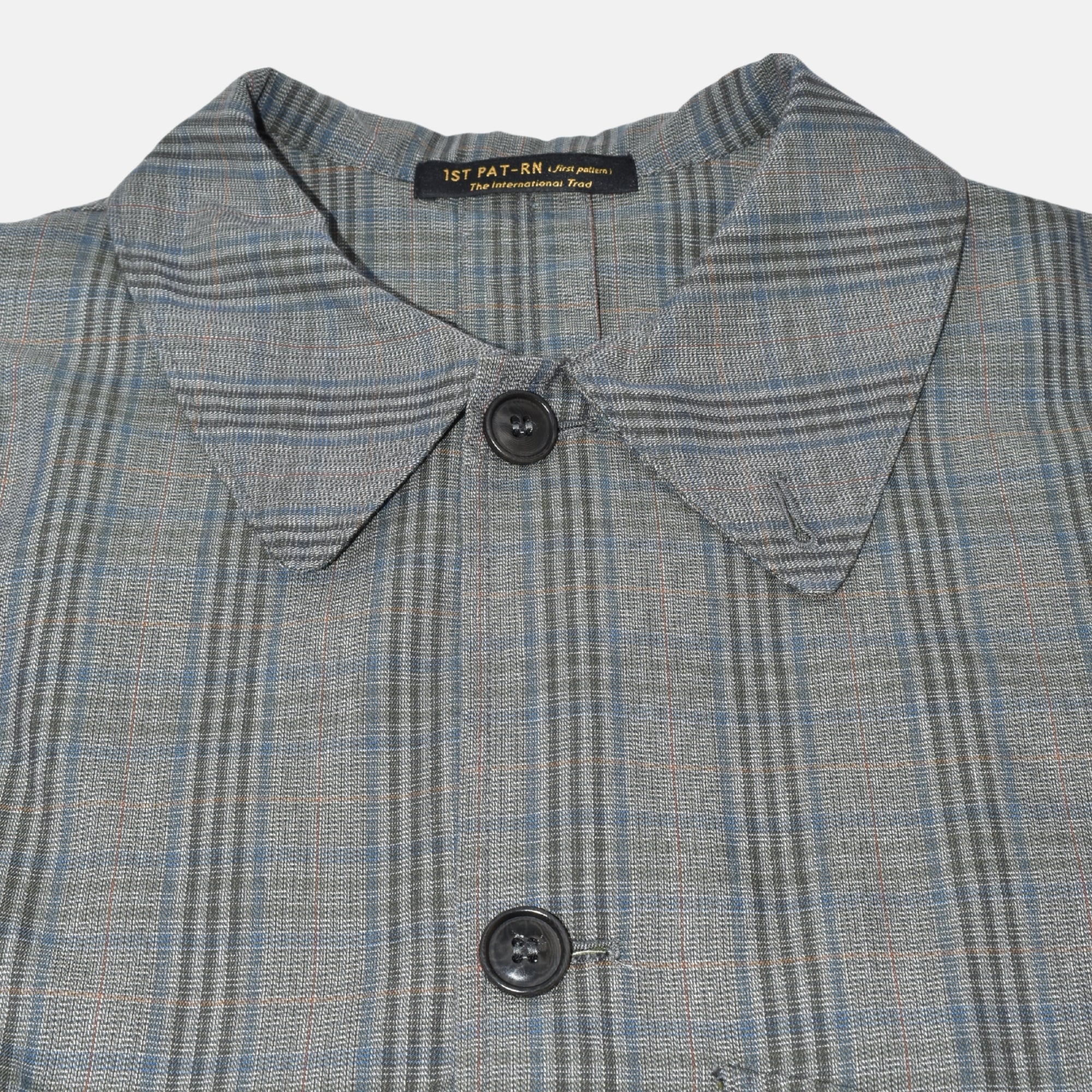 Multicoloured Checkered Jacket made of Cotton/Polyamide (M)