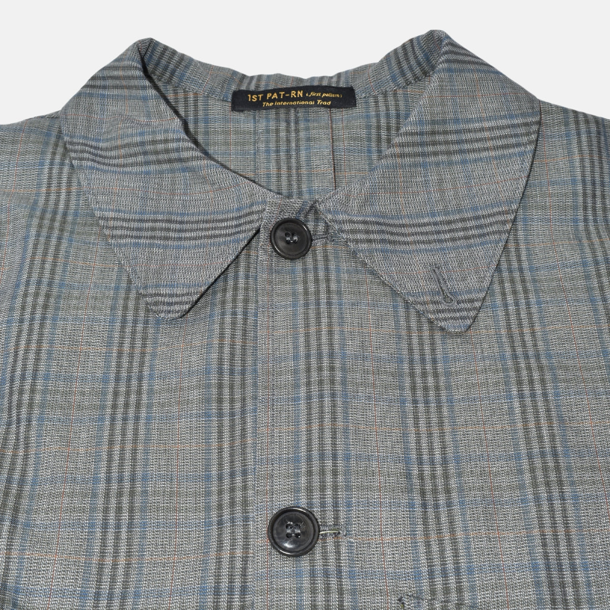 Multicoloured Checkered Jacket made of Cotton/Polyamide (M)