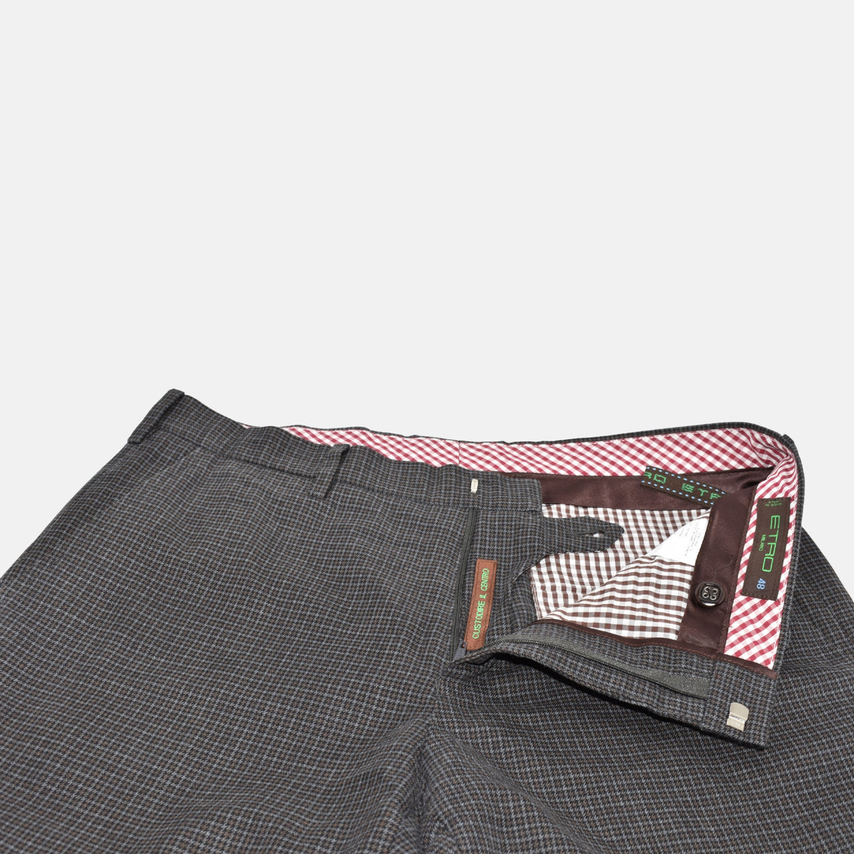 Multicoloured Checkered Shorts made of Cotton (EU 48)