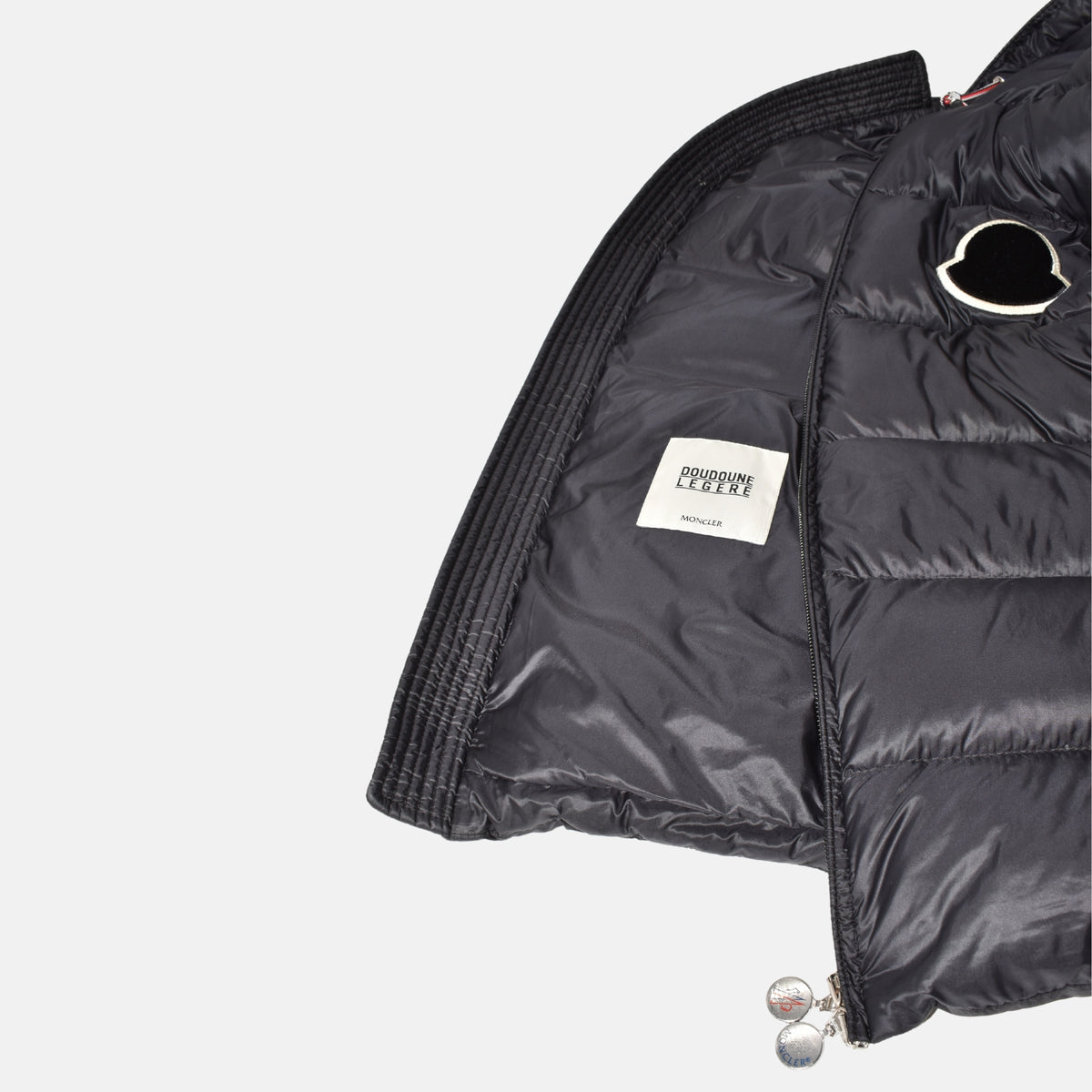 Black Down Vest made of Polyamide (M)