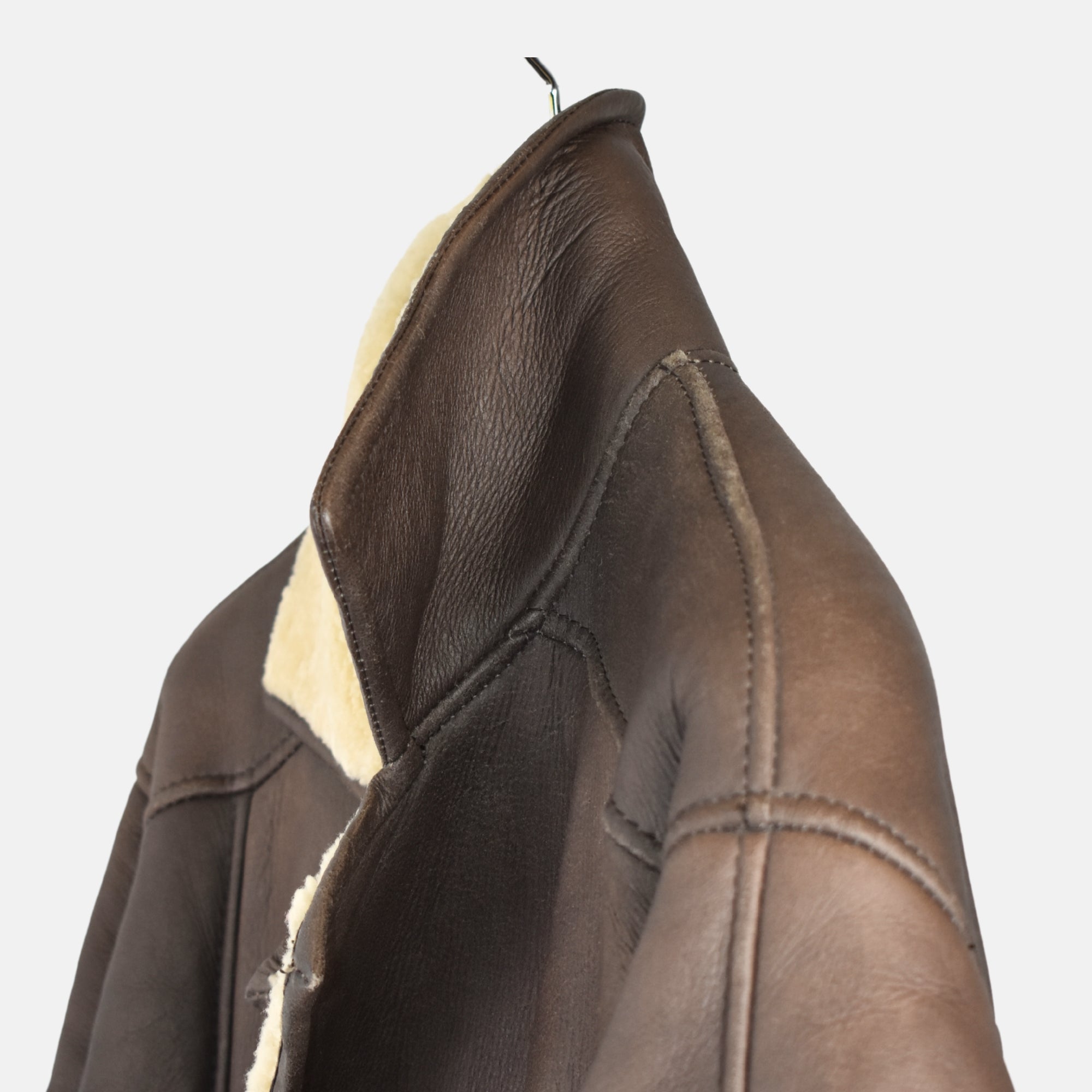 Brown Lambskin Half Coat (EU 52)