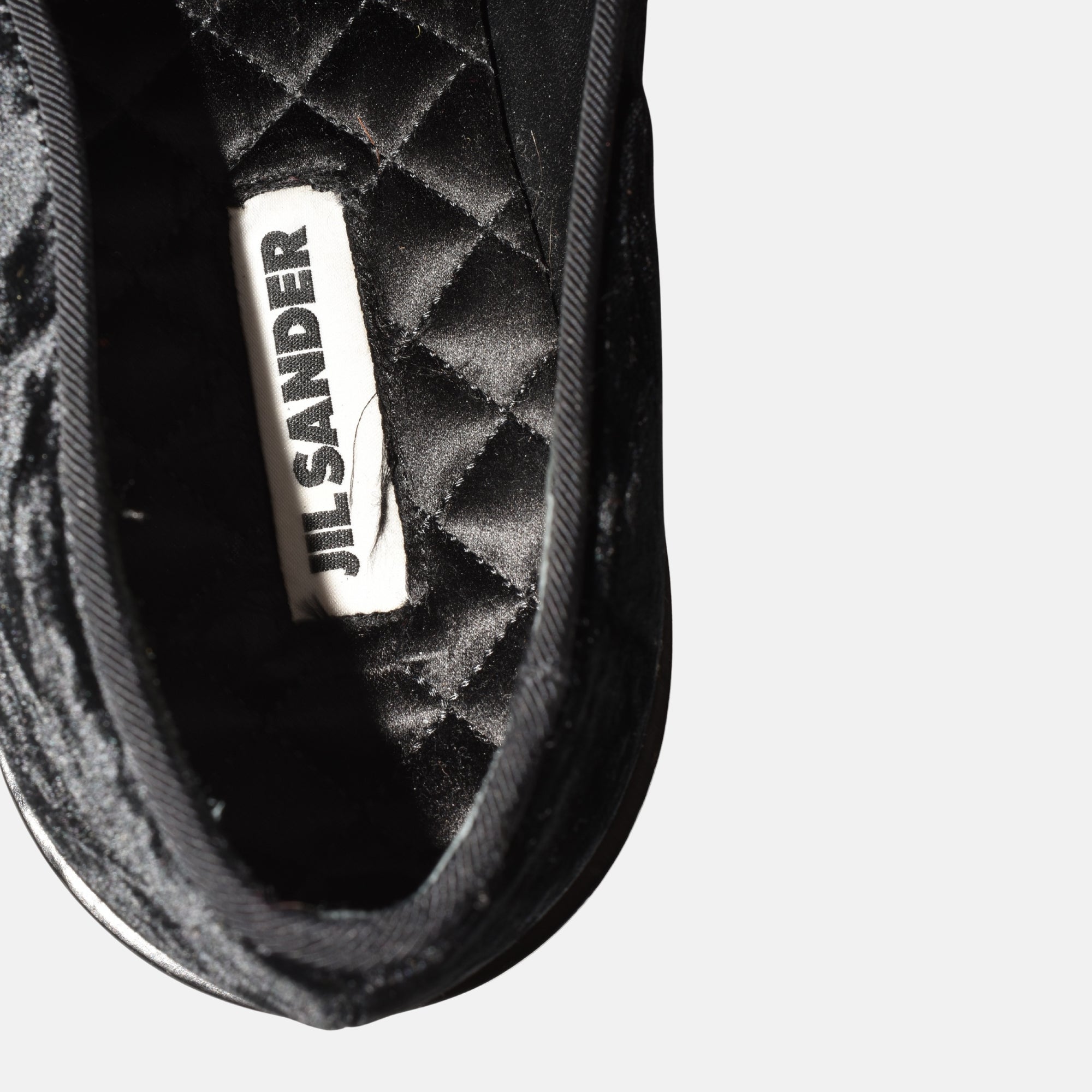 Black Shoes made of Velvet (EU 43)