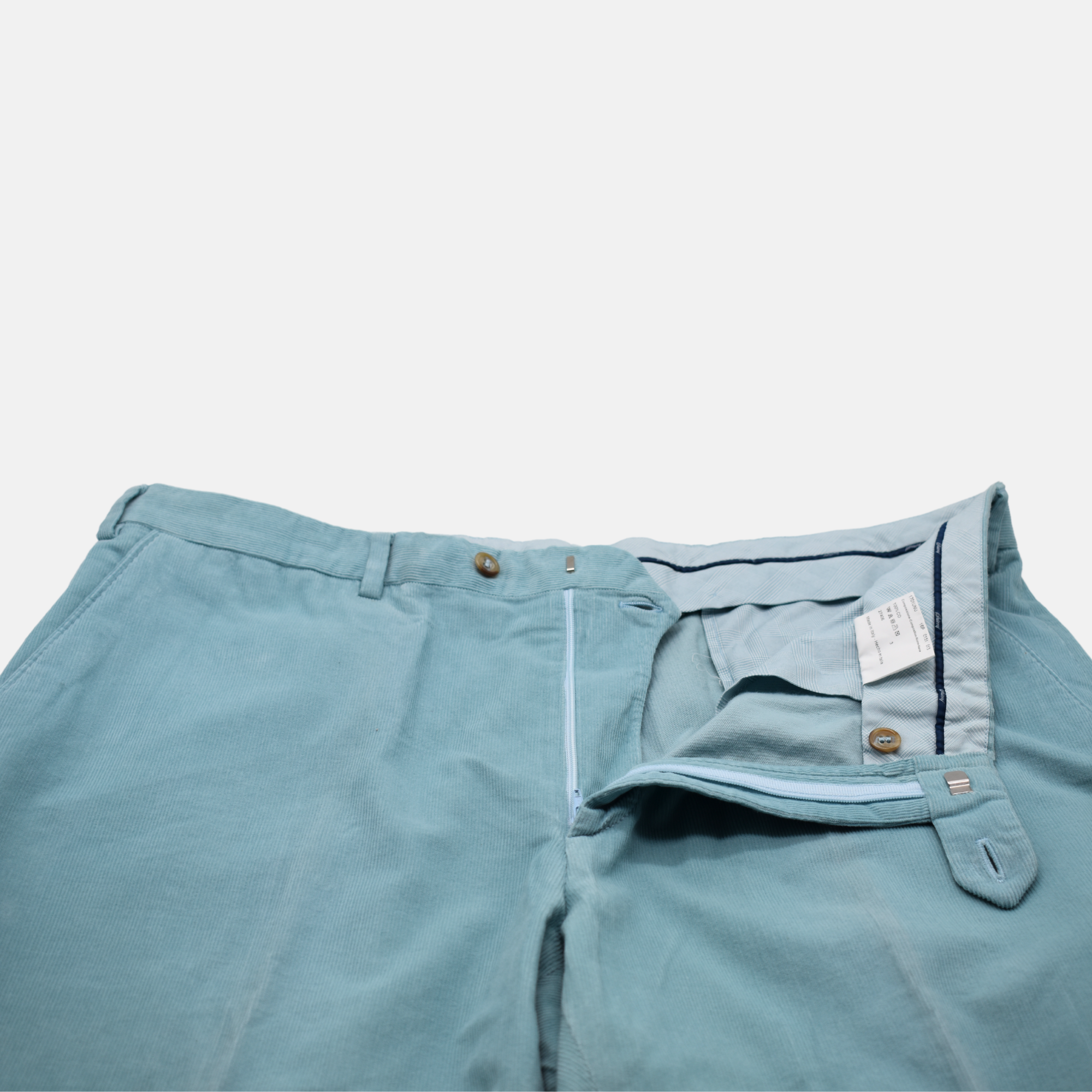 Light Blue Corduroy Trousers made of Cotton (EU 54)