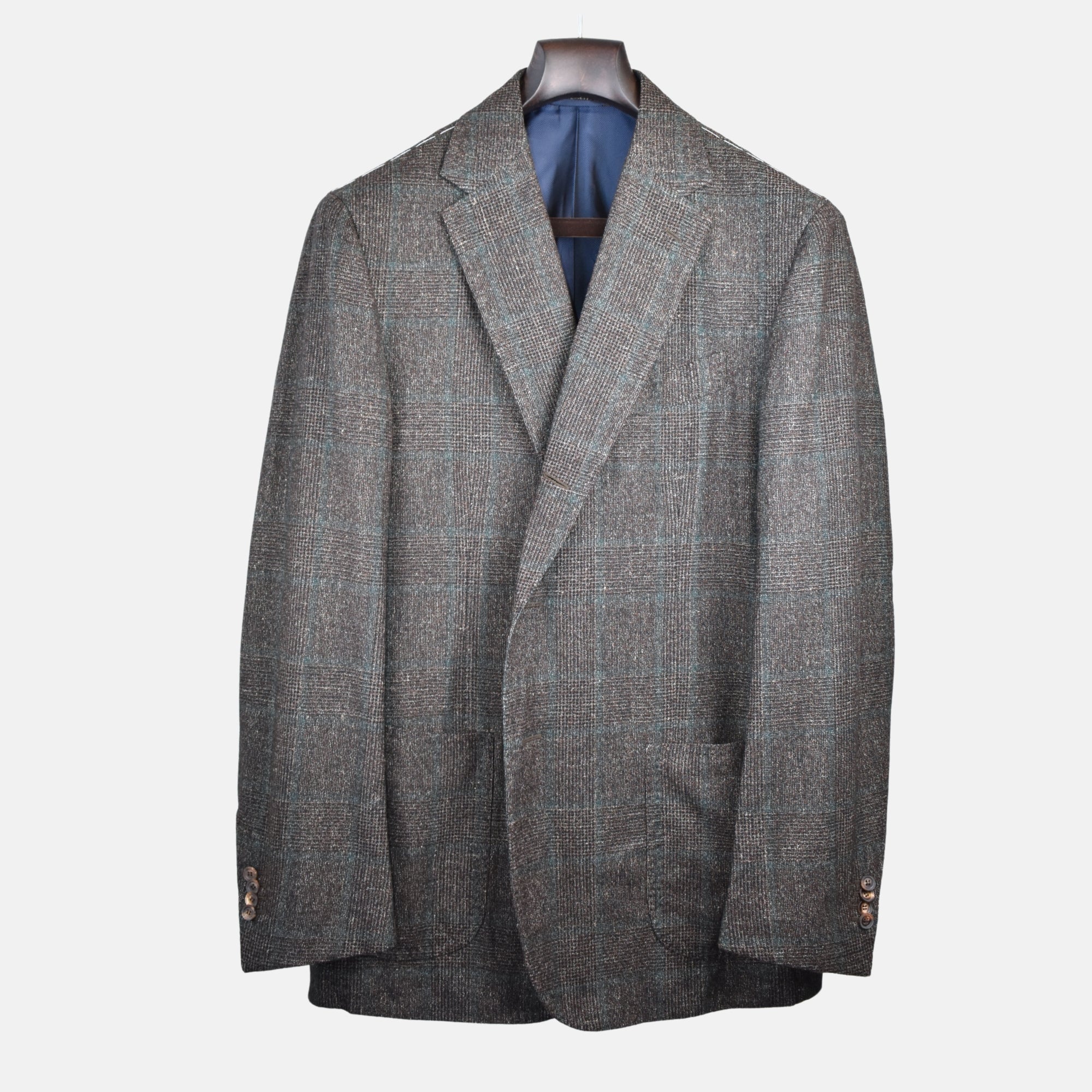Multicoloured Checked Suit made of Wool (EU 54)