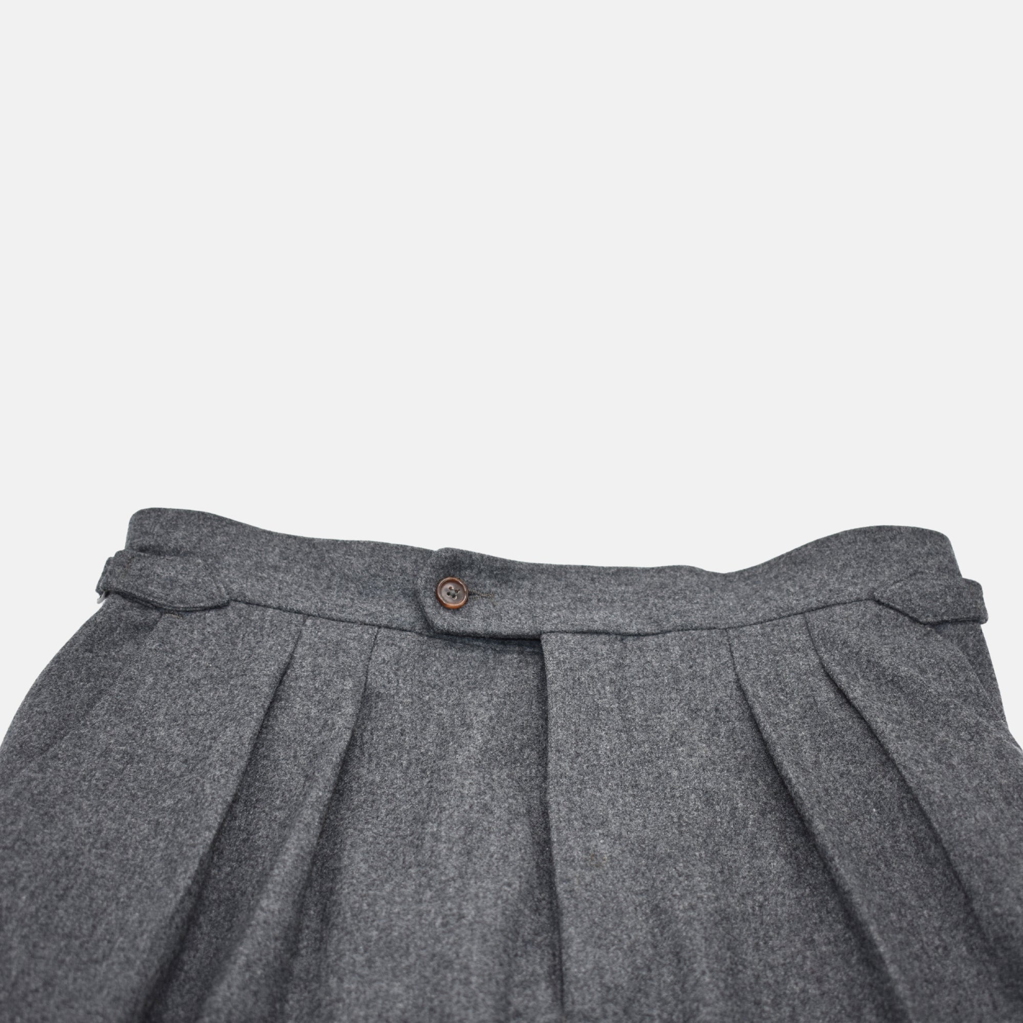 Dark Gray Trousers made of Wool ( EU 48)