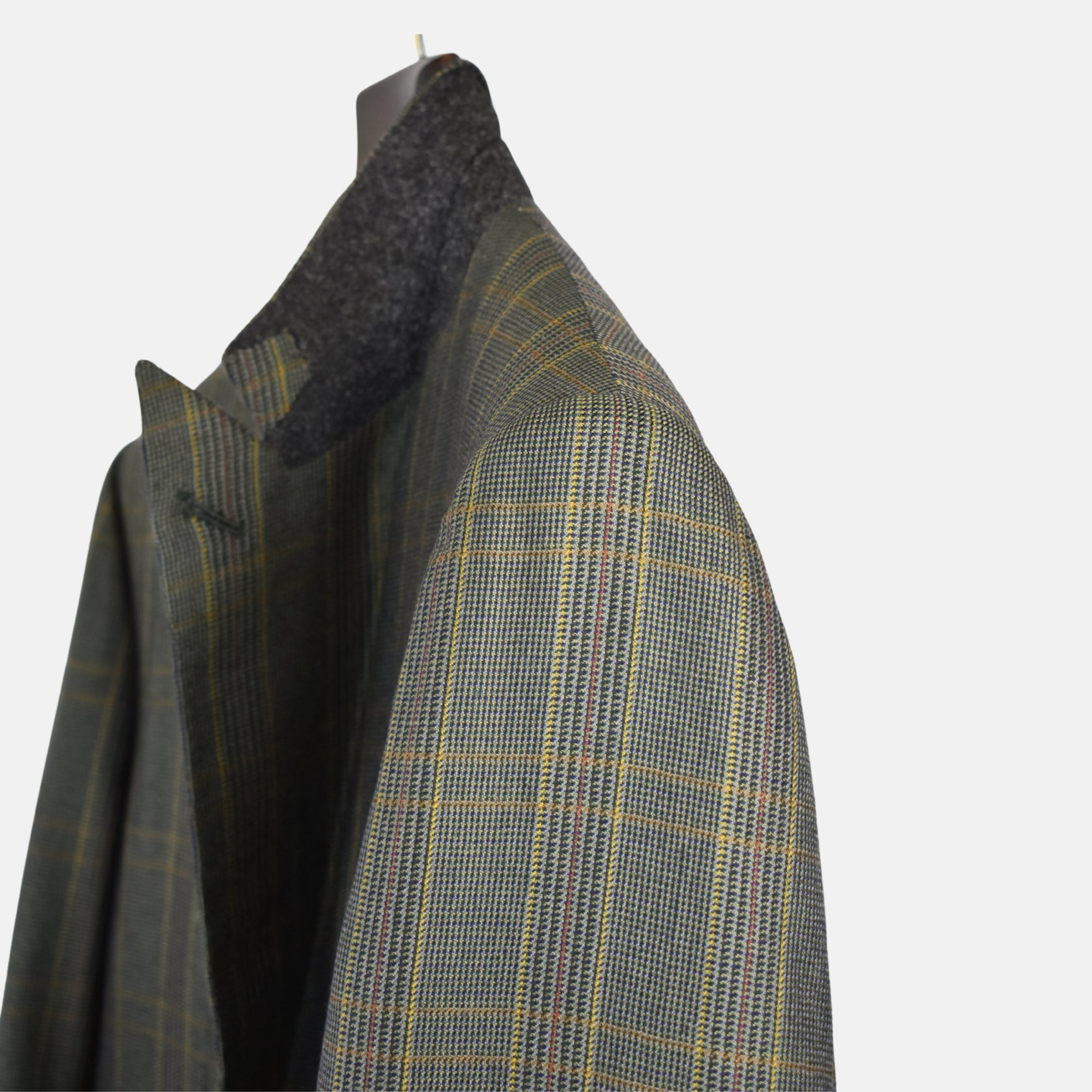Multicoloured Checkered Blazer made of Cashmere (EU 52)
