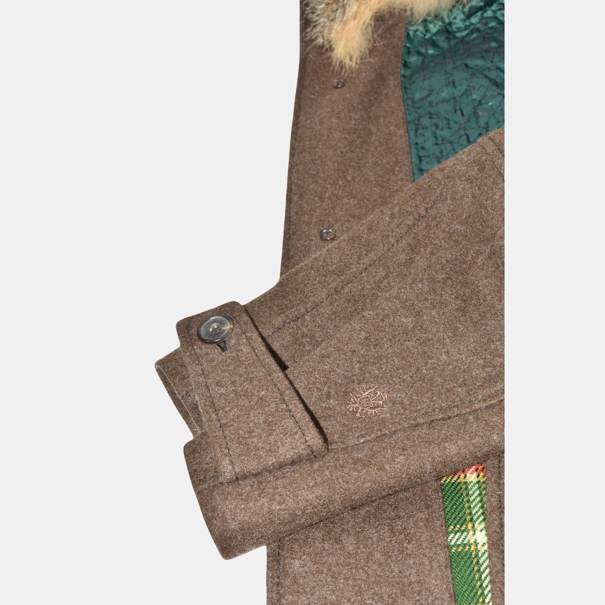 Brown Coat made of Virgin Wool (EU 48)