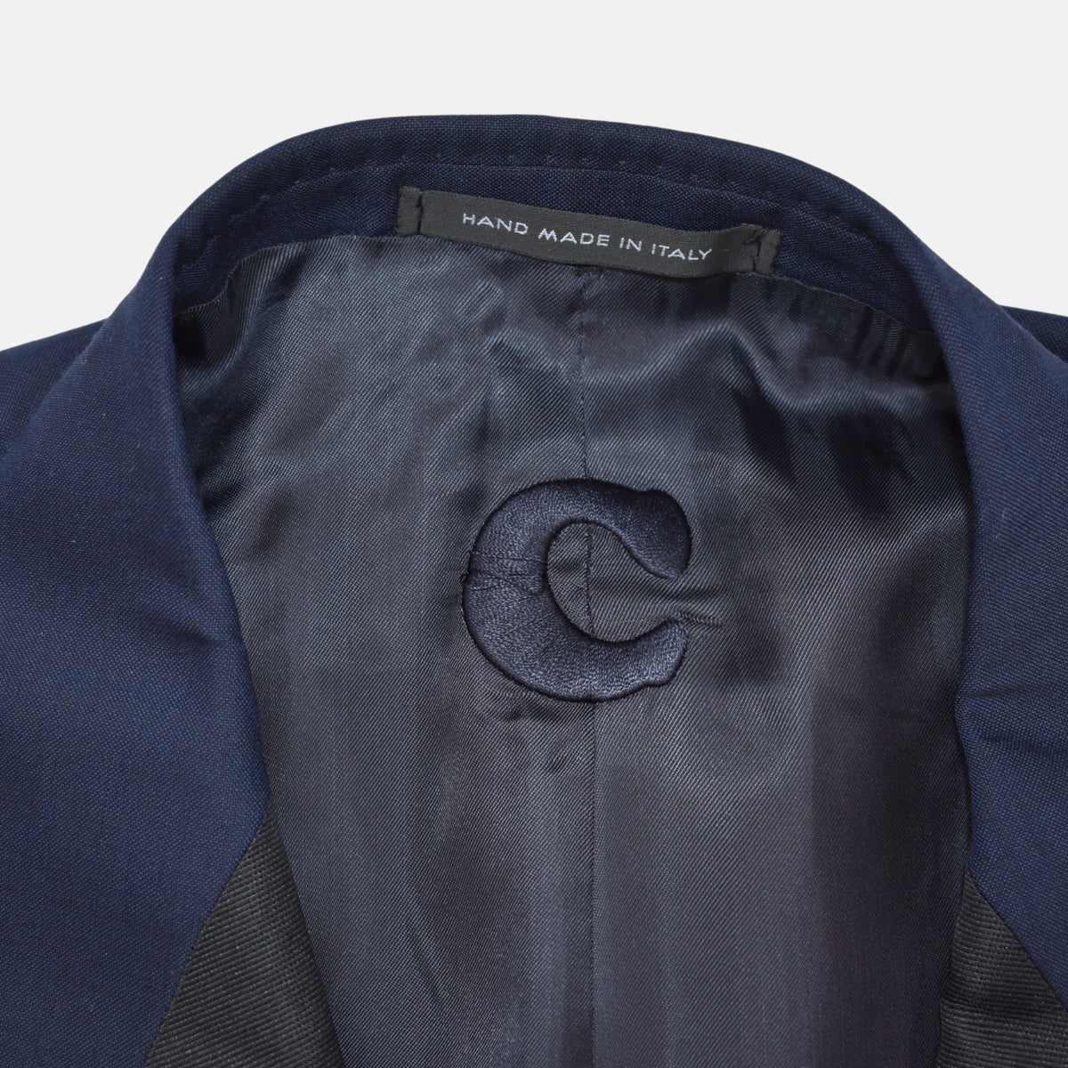 Indigo Blue/Black Smoking made of Wool (EU 54)