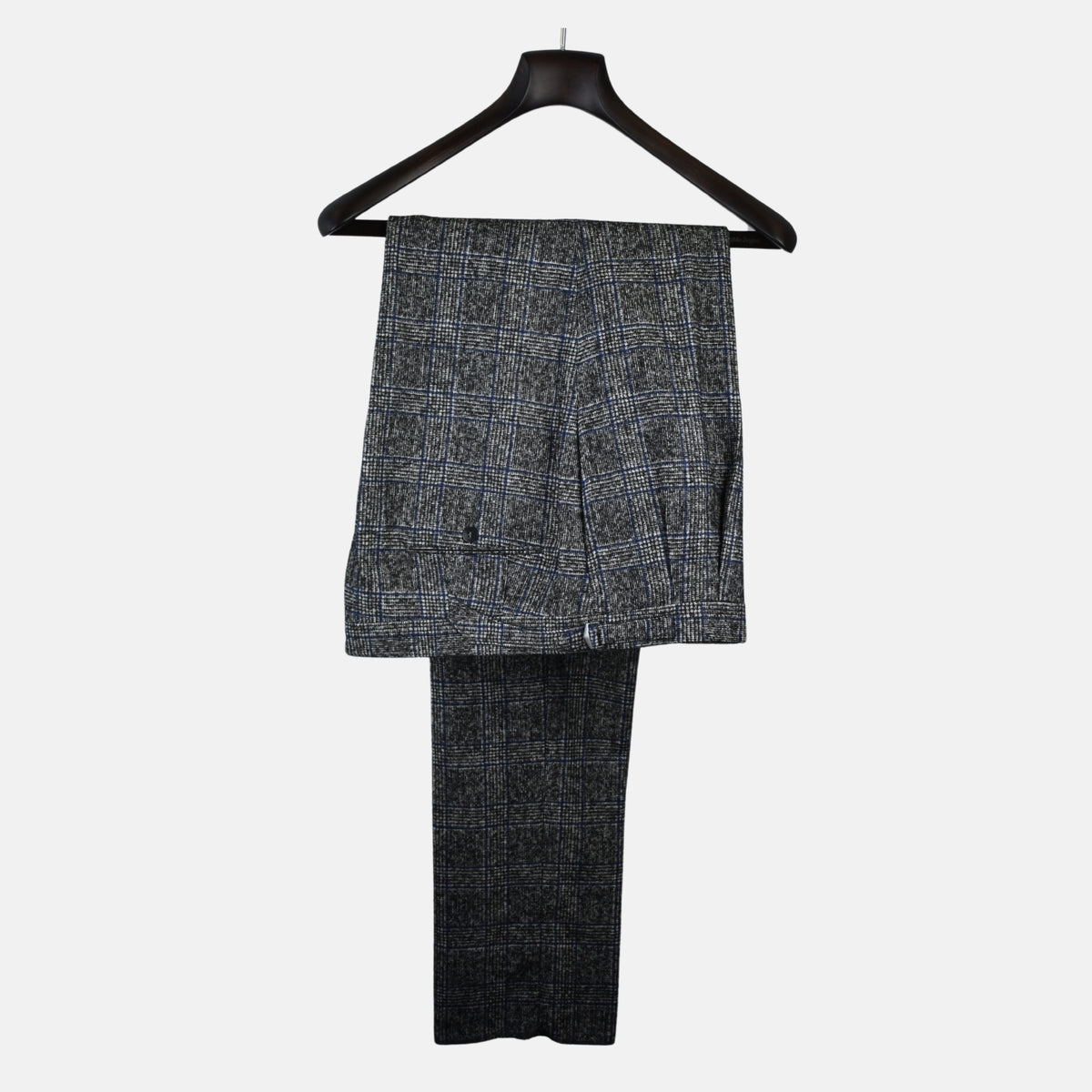 Multicoloured Checkered Suit made of Wool/Baby Alpaka (EU 54)