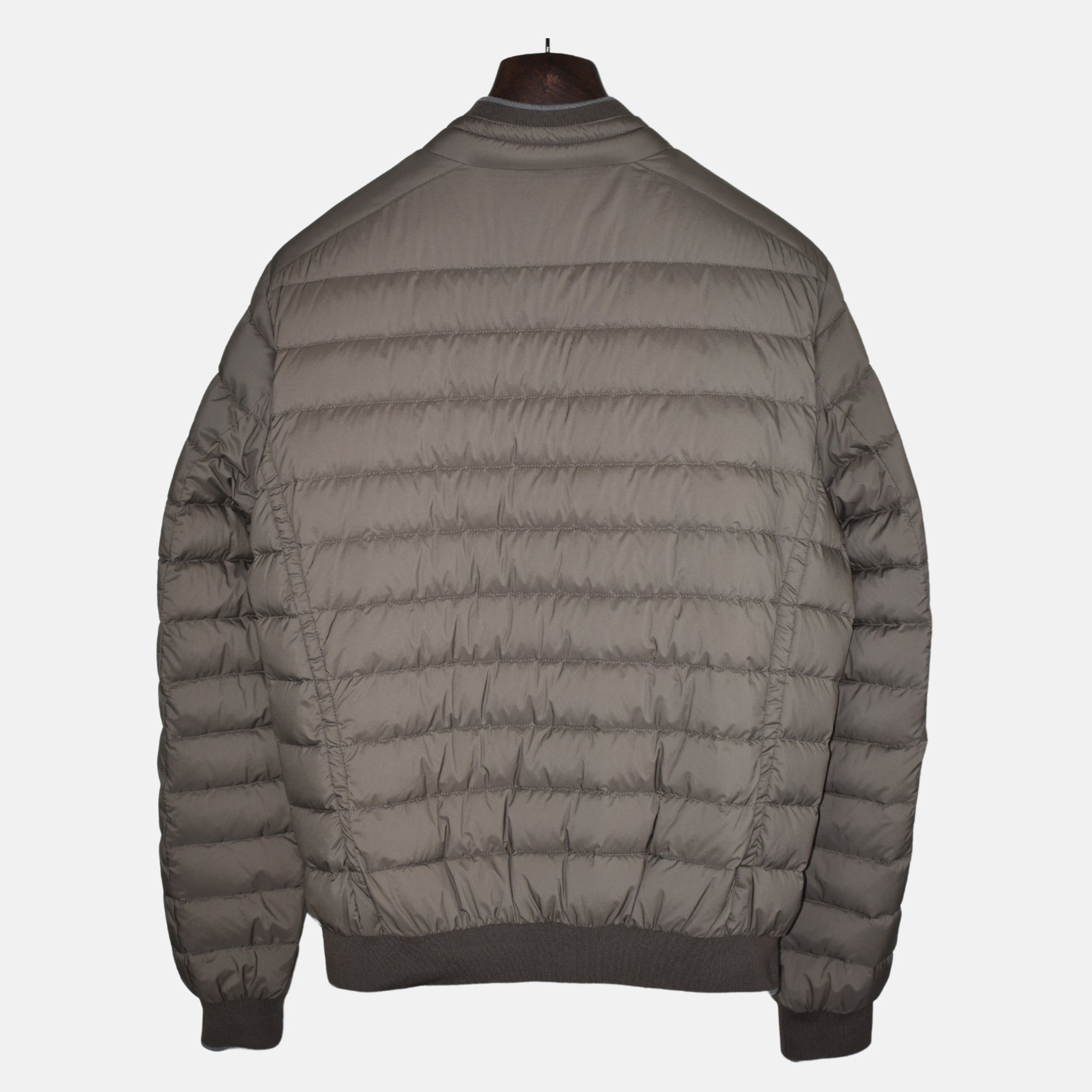 Brown Down Jacket made of Polyamide (EU 52)