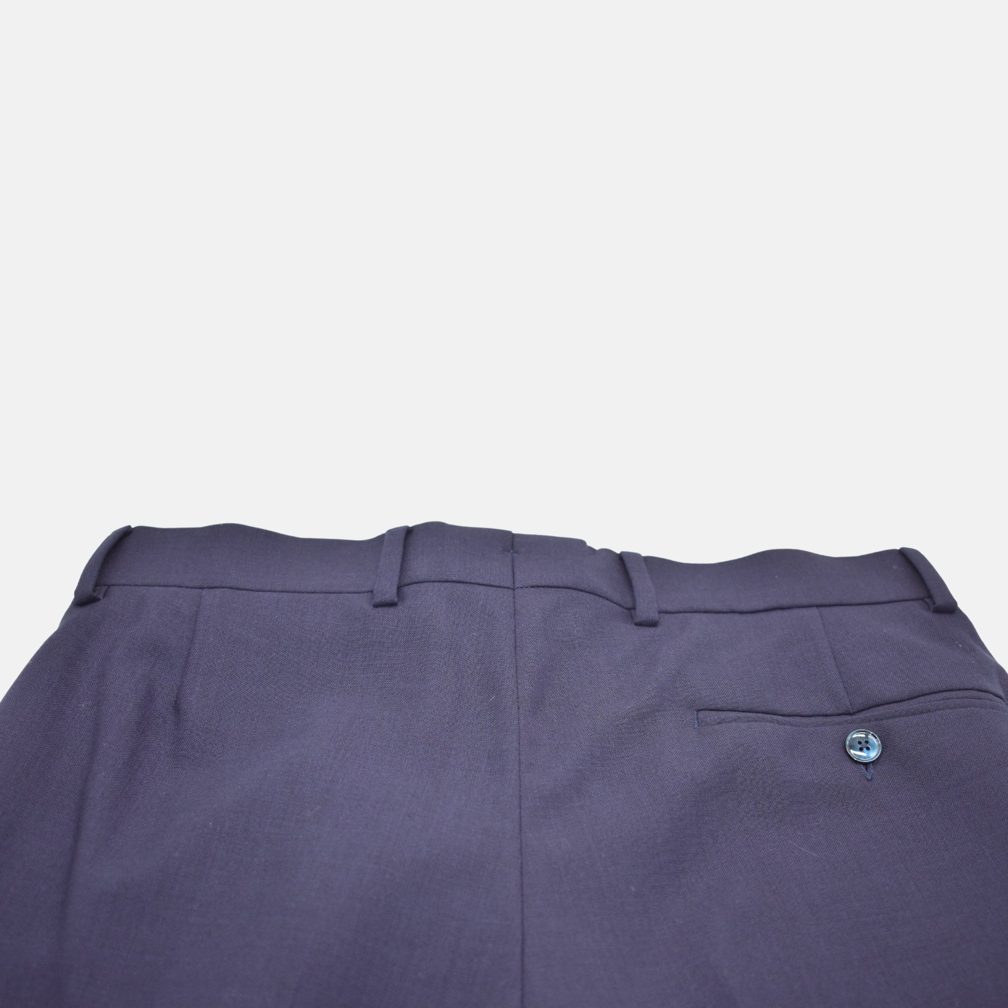 Blue Trousers made of Wool (EU 48)