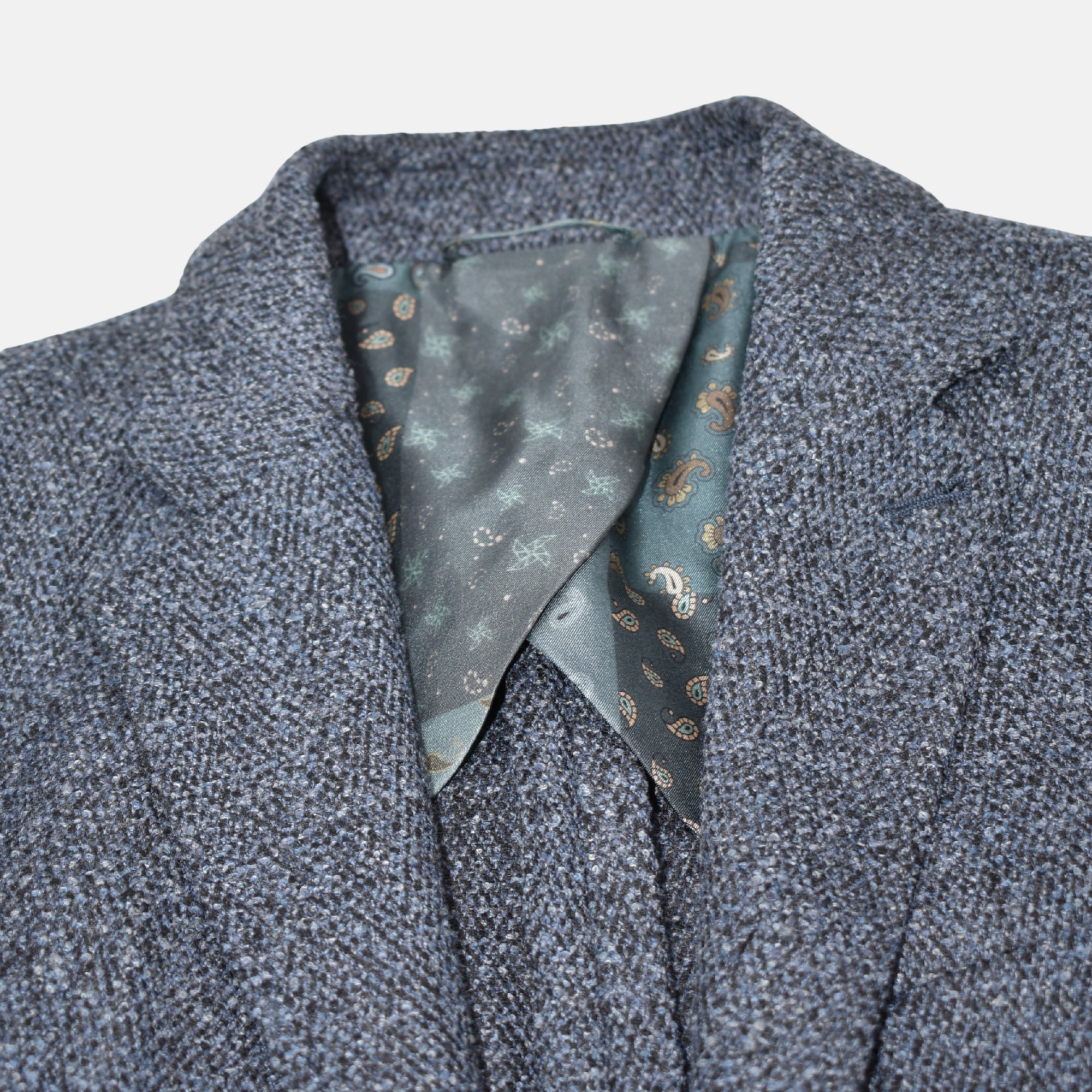Blue Melange Blazer made of Wool/Polyester (EU 50)