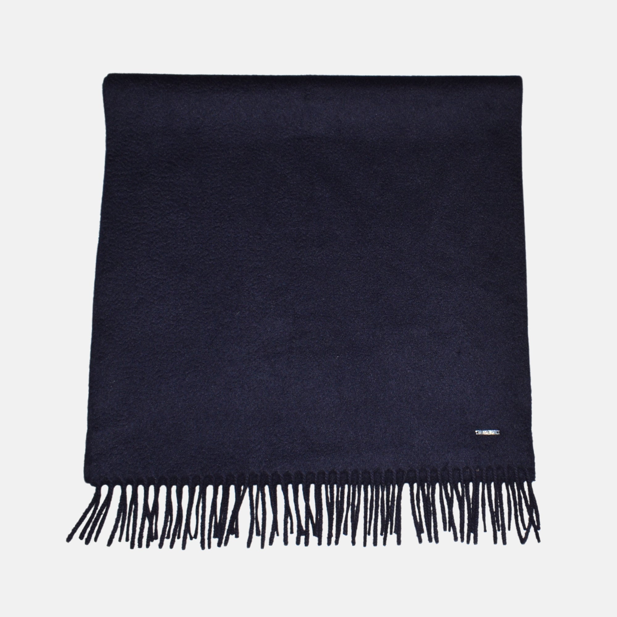 Navy Scarf made of Baby Cashmere (OS)