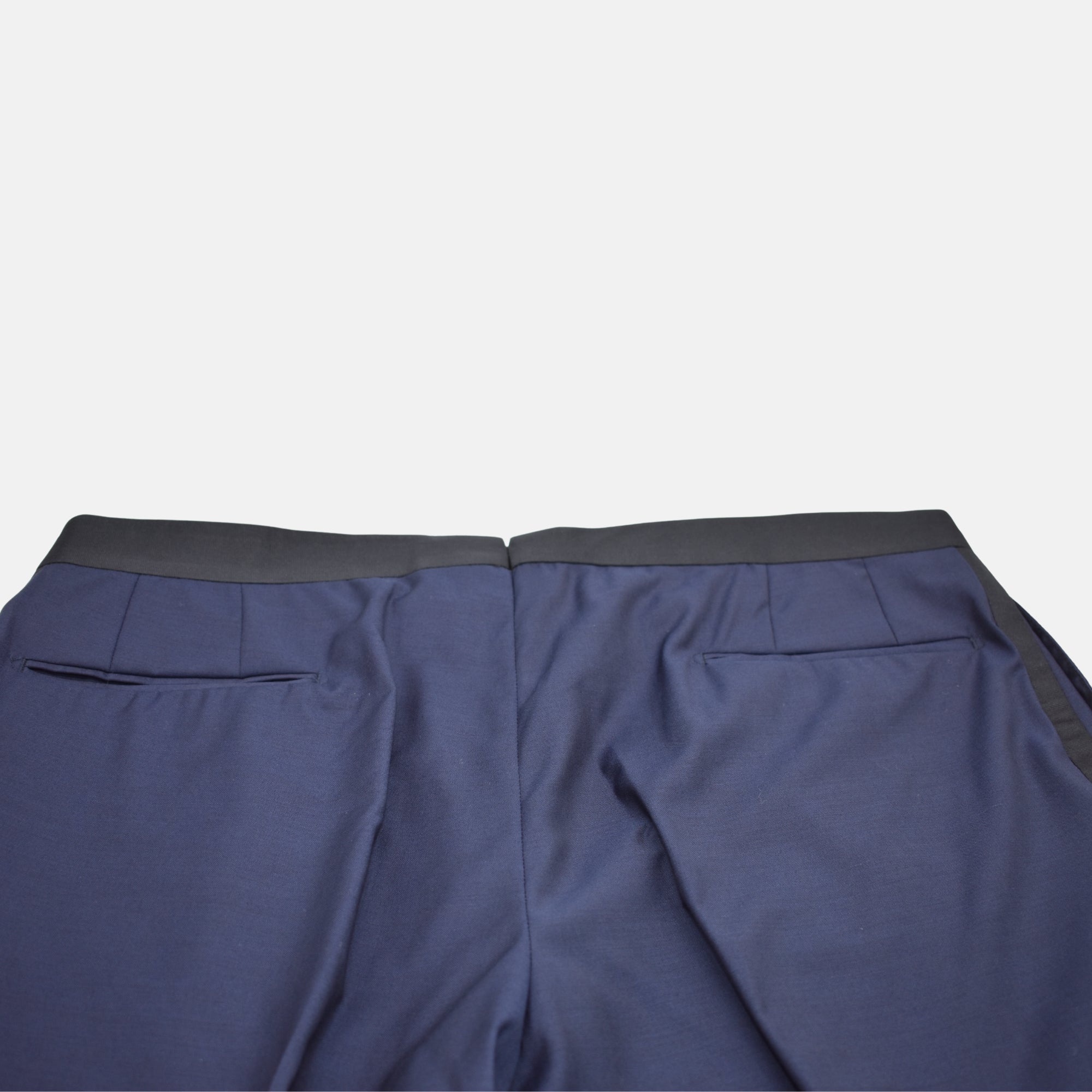 Indigo Blue/Black Smoking made of Wool (EU 54)