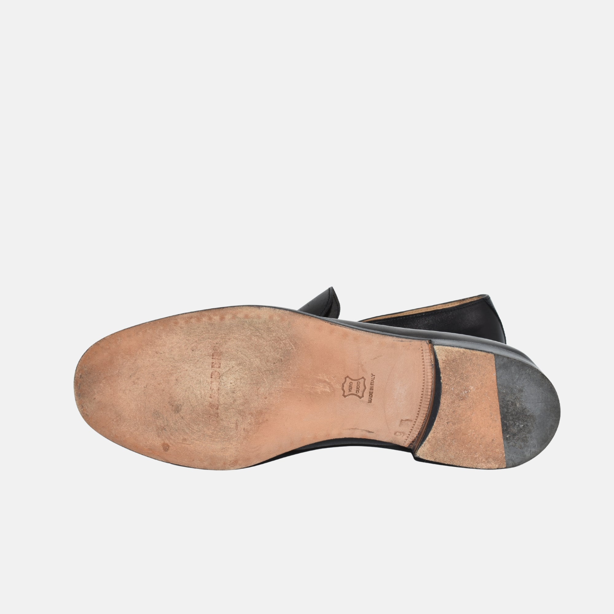 Black Shoes made of Leather (EU 43.5)