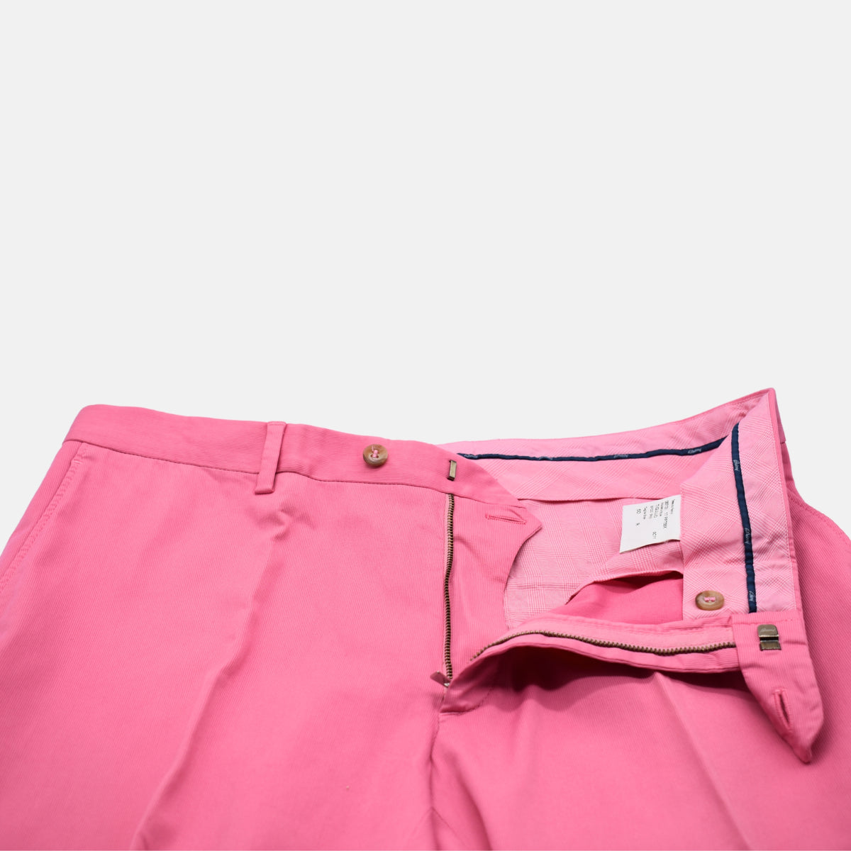 Pink Summer Corduroy Trousers made of Cotton (EU 50)