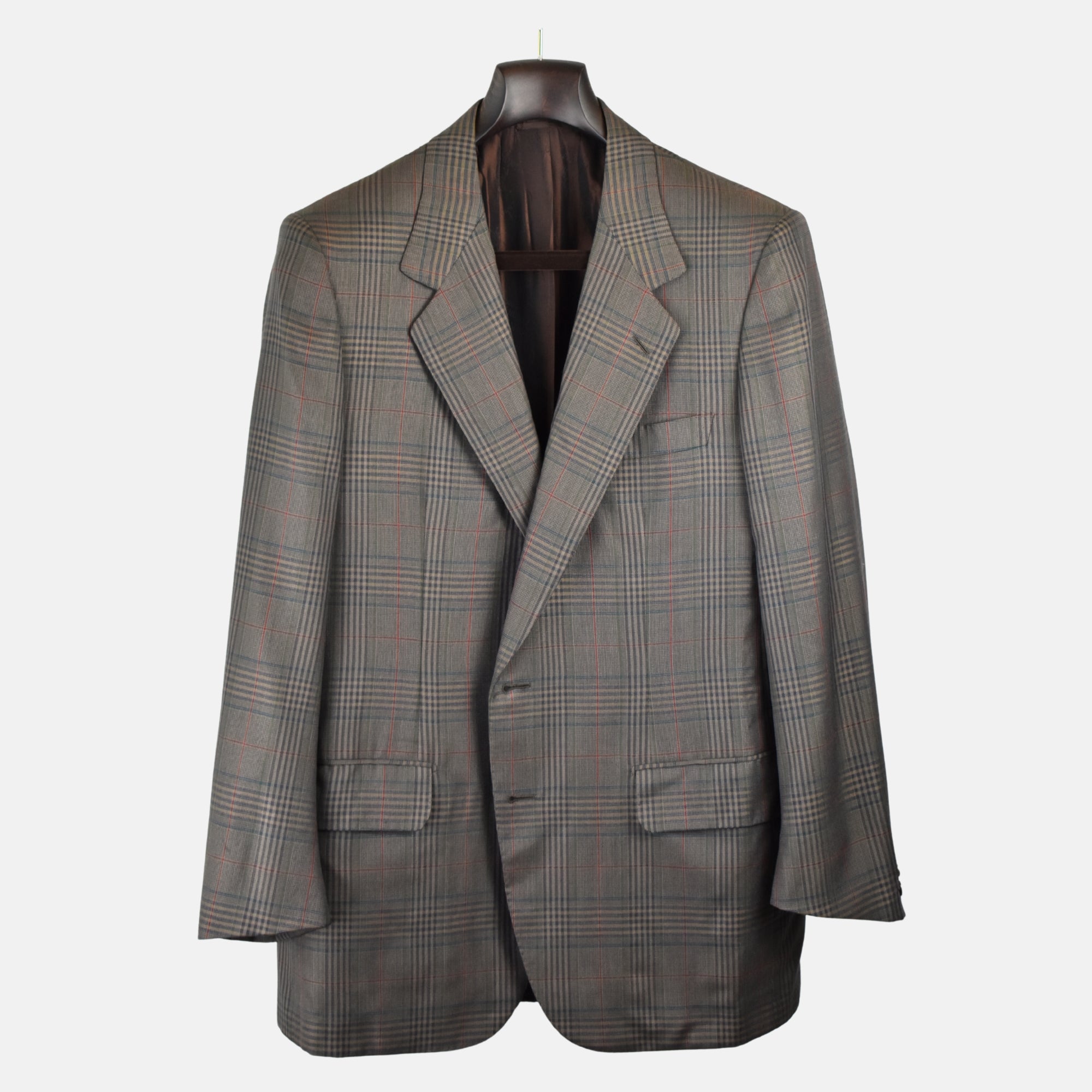 Multicoloured Checkered Blazer made of Wool/Silk (EU 50)