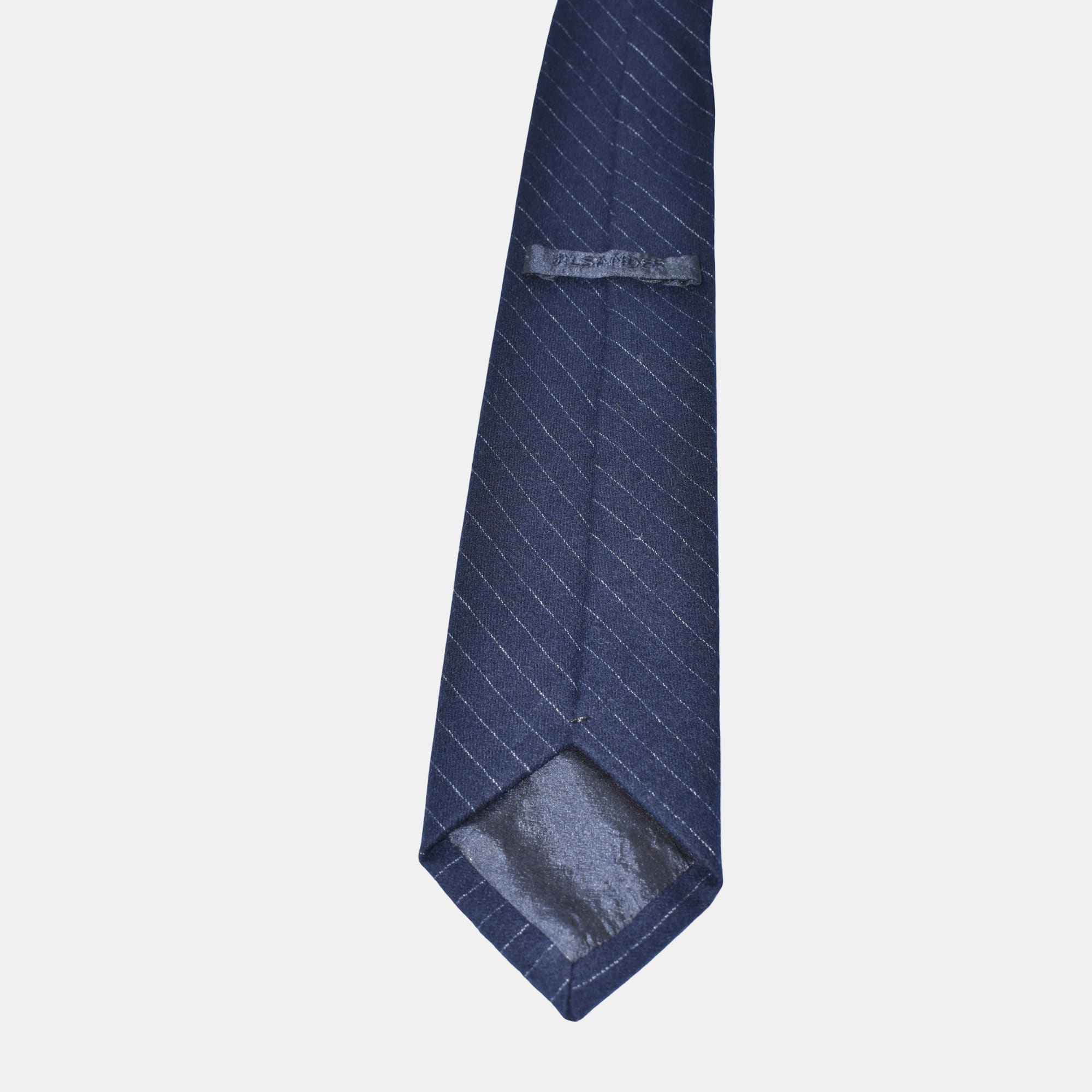 Blue Striped Tie made of Virgin Wool/Cashmere