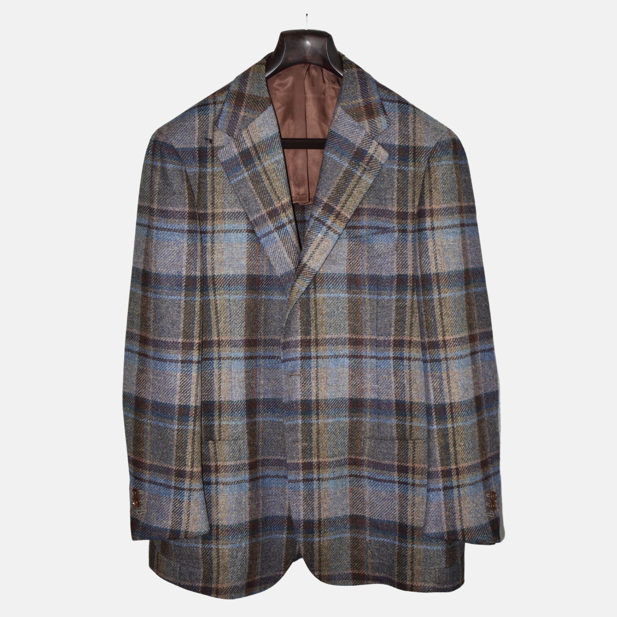 Multicoloured Checkered Blazer made of Wool (EU 54)