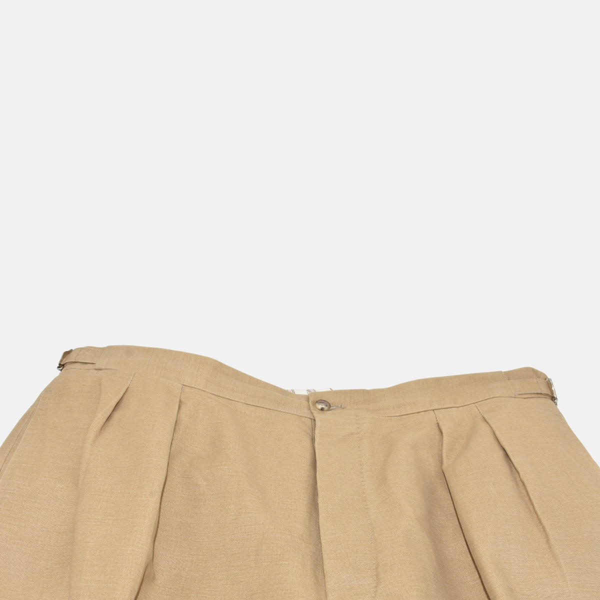 Beige Leinenhose (EU 56)