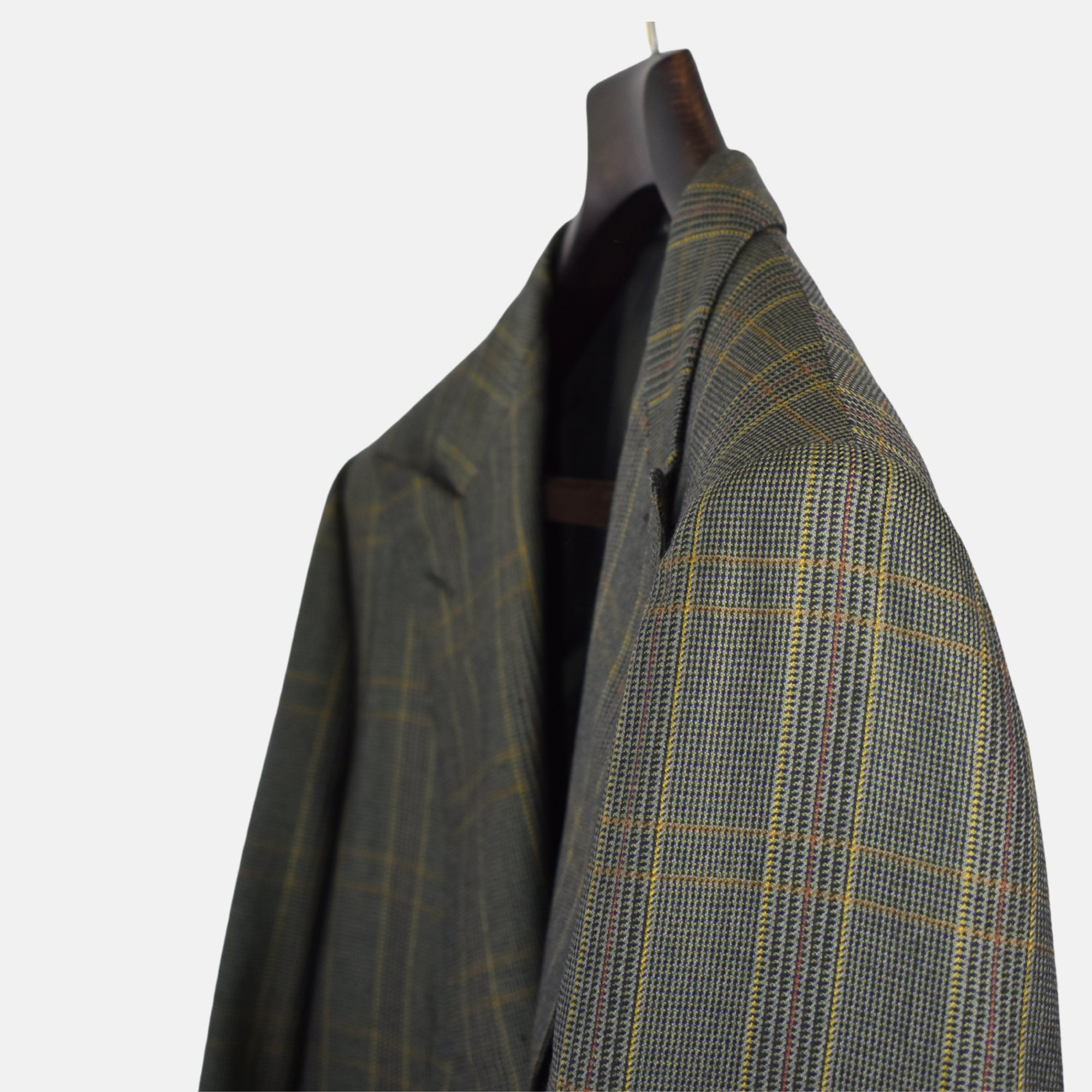 Multicoloured Checkered Blazer made of Cashmere (EU 52)