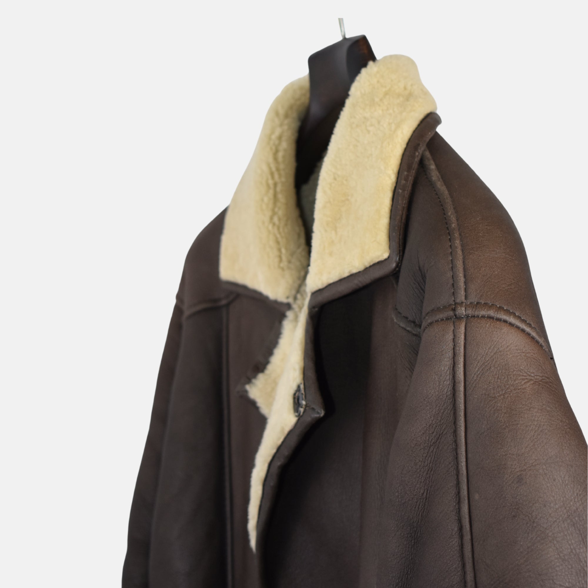 Brown Lambskin Half Coat (EU 52)