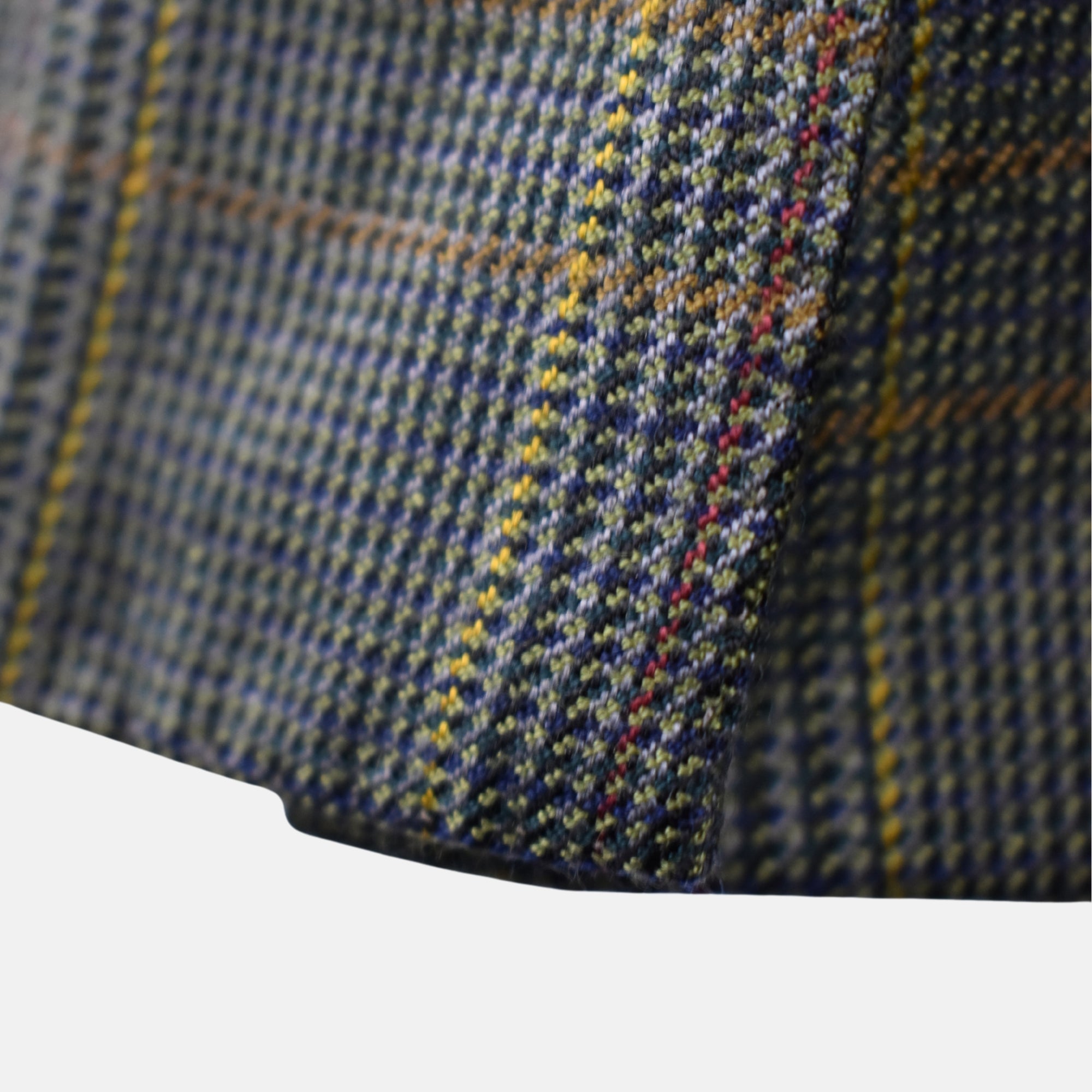 Multicoloured Checkered Blazer made of Cashmere (EU 52)